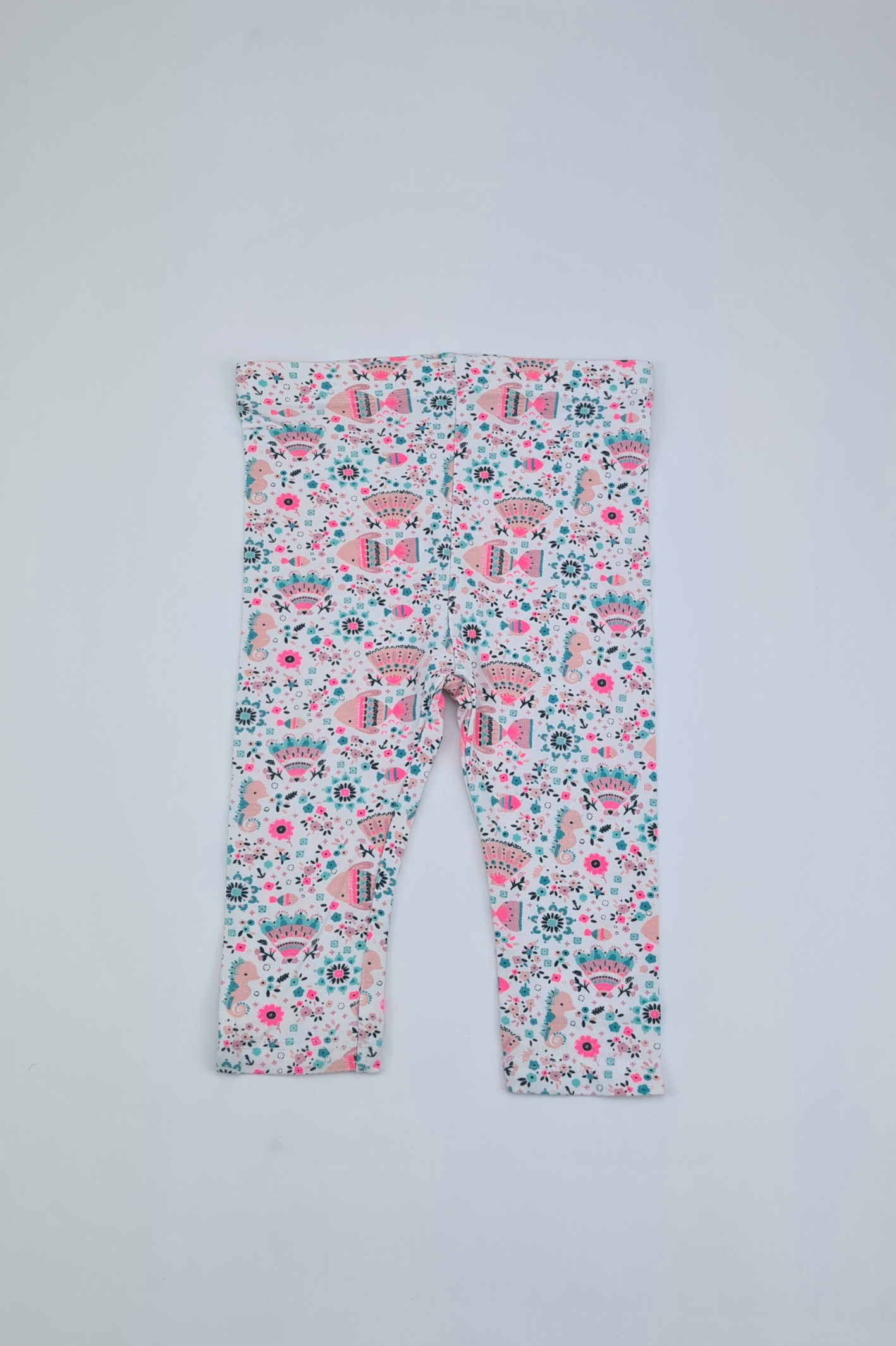 6-9m - Print All Over Leggings (m&s)