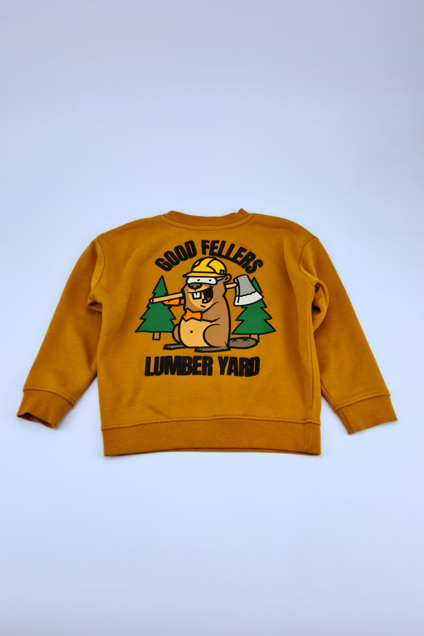4-5 Years "Good Fellas" Mustard Sweatshirt