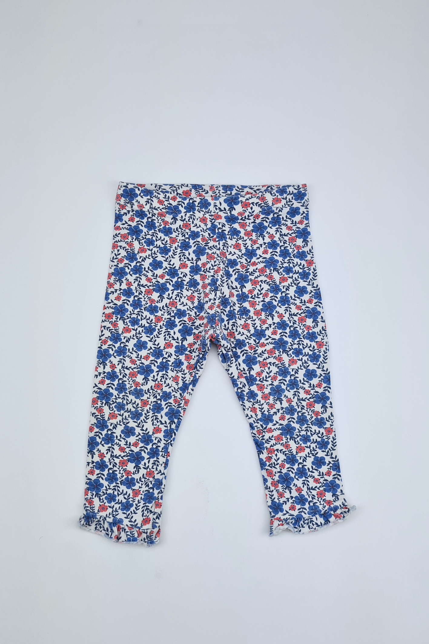 6-9m - Floral Print Leggings (m&s) –