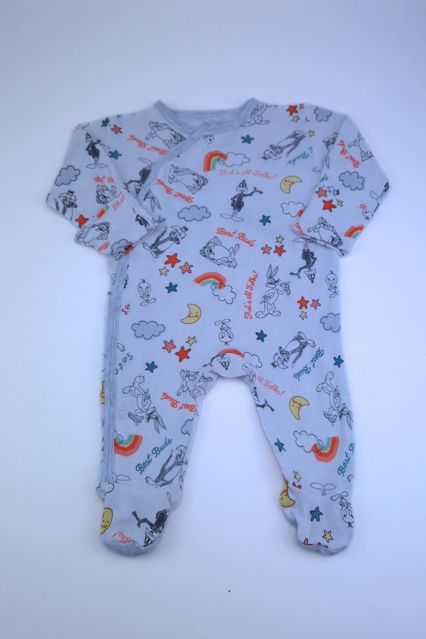 'Best Buds' Newborn Babygrow Playsuit