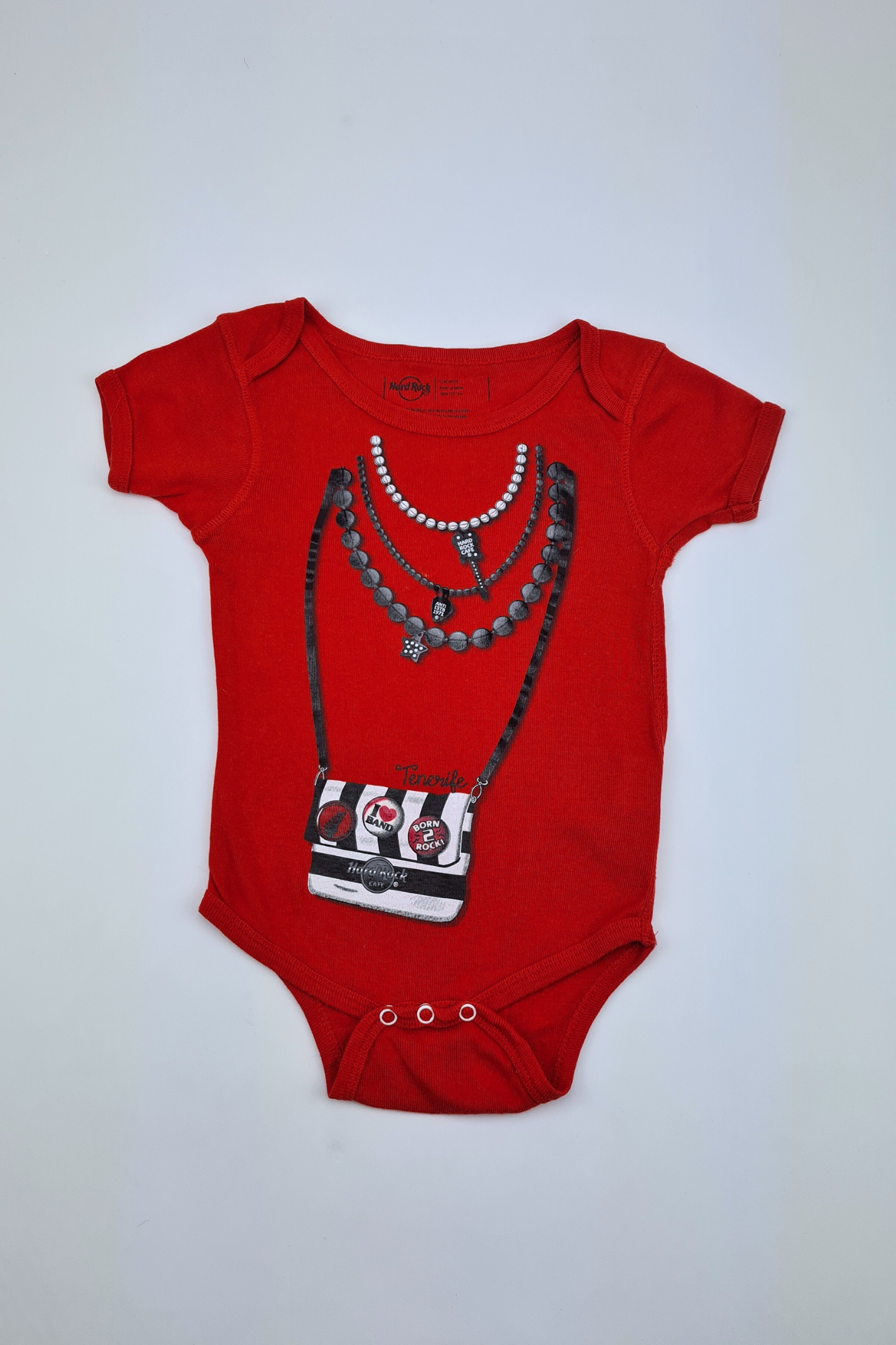 9-12m - Hard Rock Cafe Bodysuit From Tenerife