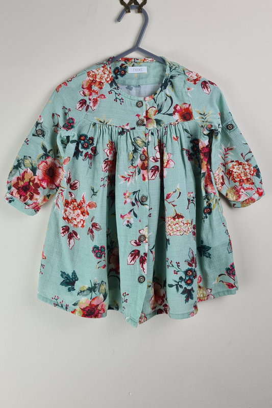 9-12m - Floral Print Dress (Next)
