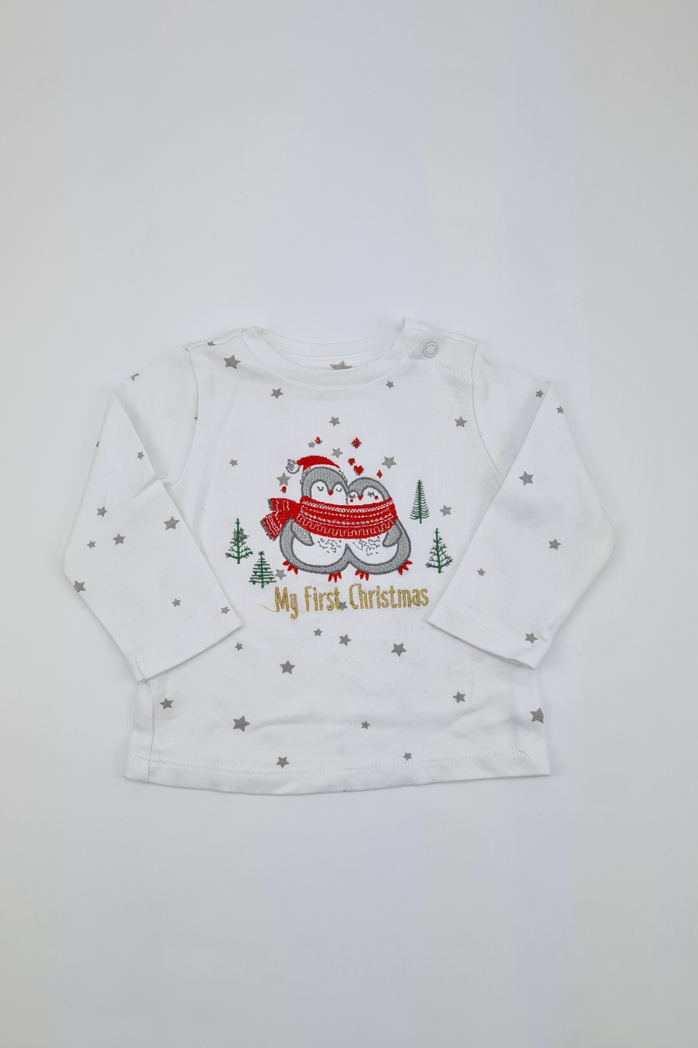 3-6m - My First Christmas Top (M&Co)
