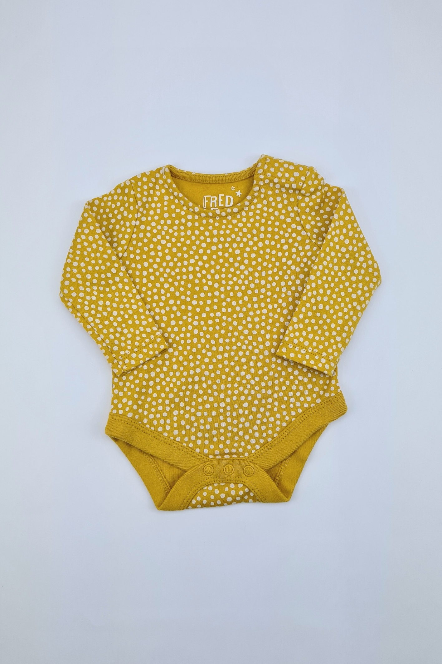 0-3 mois- Body jaune à manches longues (F&F)
