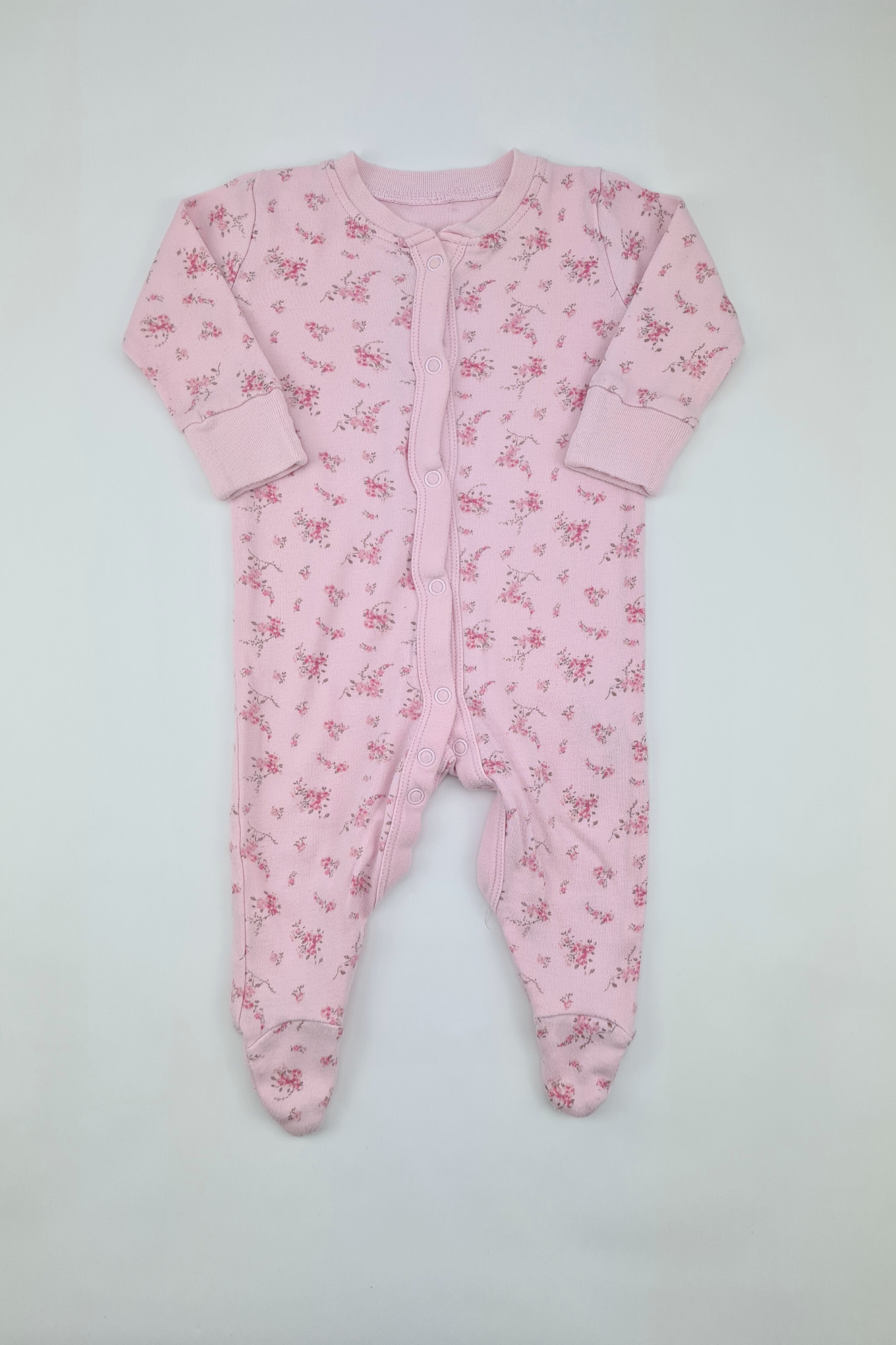 0-3 mois - Dors-bien 100 % coton à imprimé floral