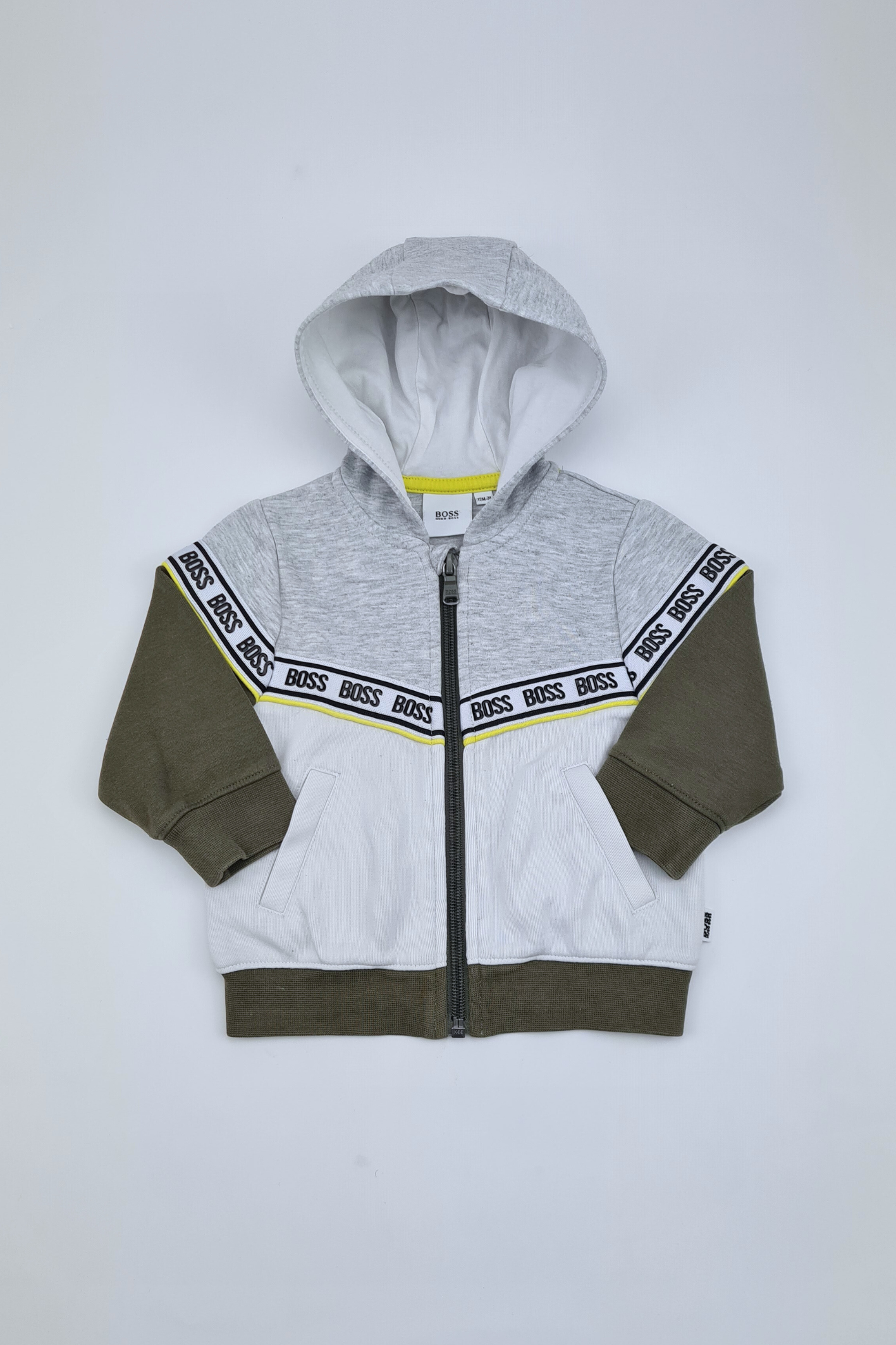 12m Hugo Boss Hooded Tracksuit Cardigan Top