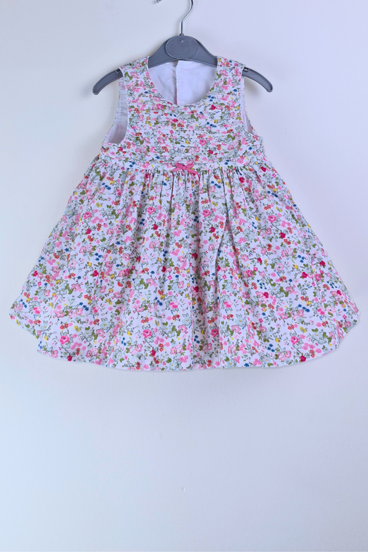 0-3m - Floral Print Dress (Mothercare)