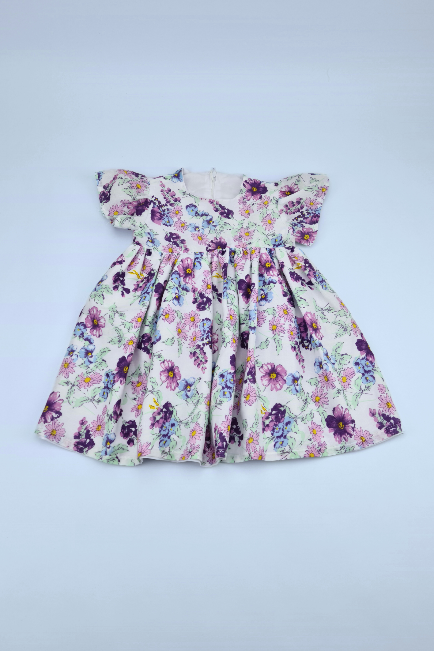 3m Floral Print A-Line Dress