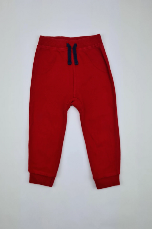 12-18m - Red Lightweight Joggers