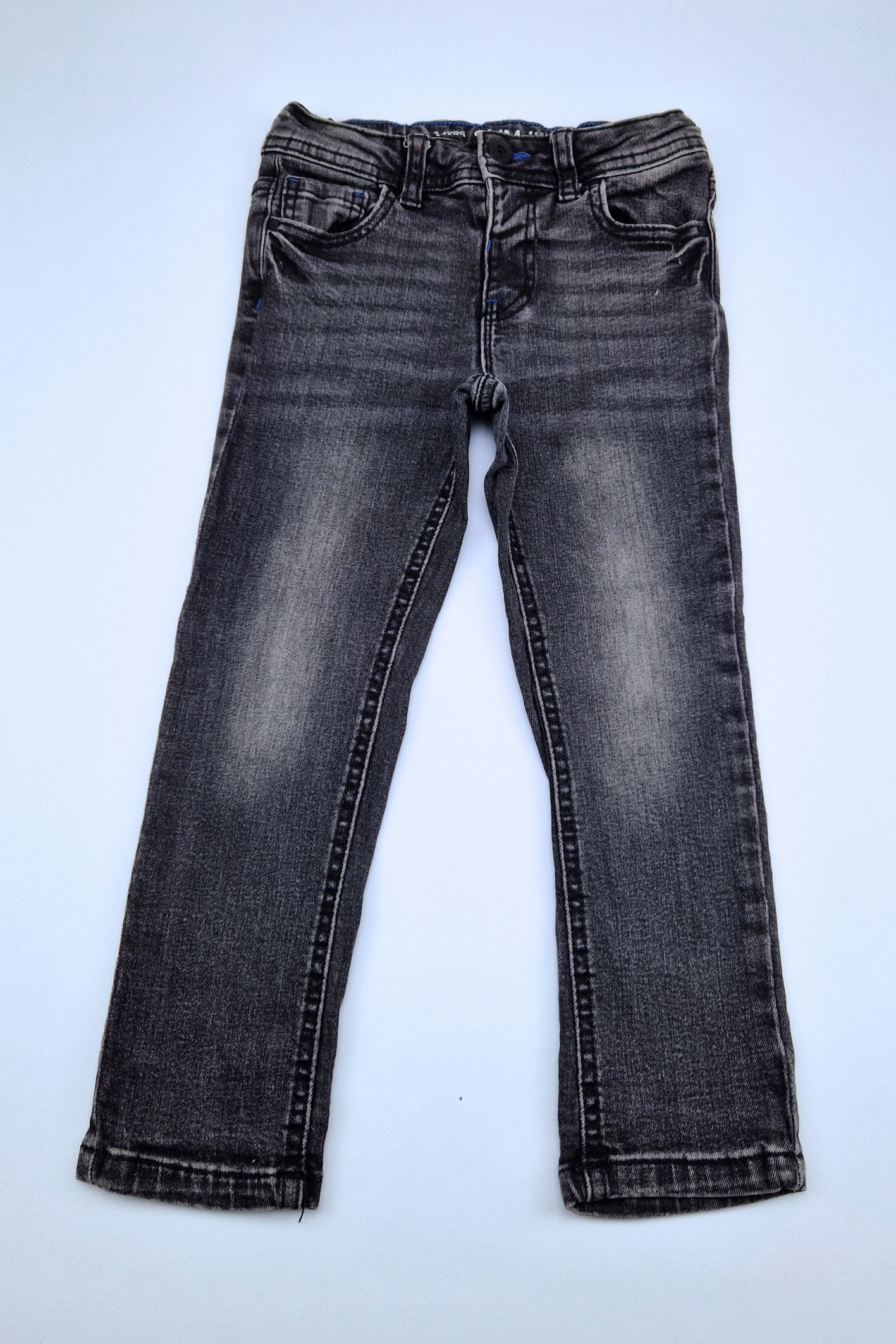 3-4 Years Slim Fit Denim Trousers