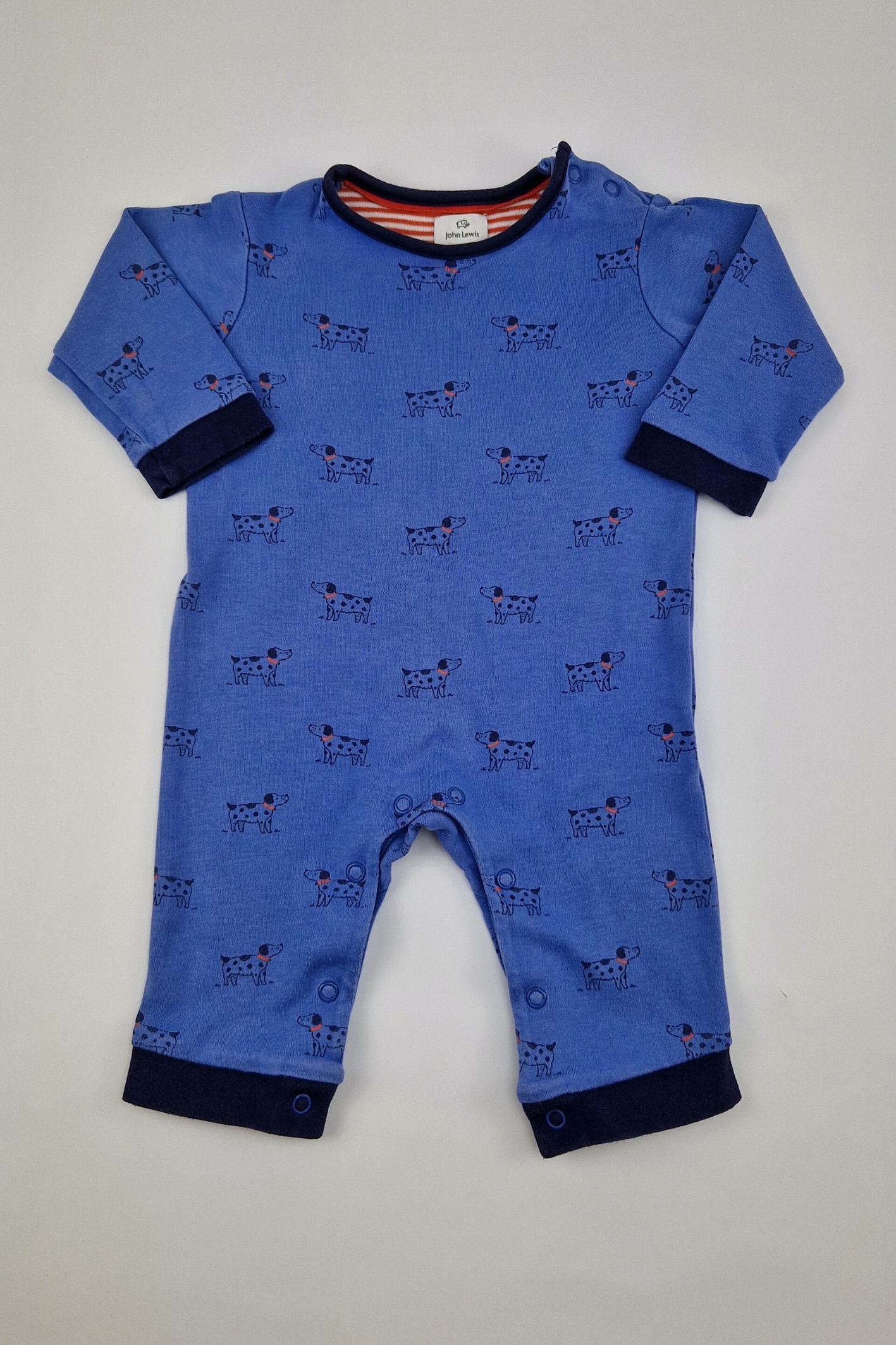 3-6 mois - Barboteuse bleue pour chiot (John Lewis)