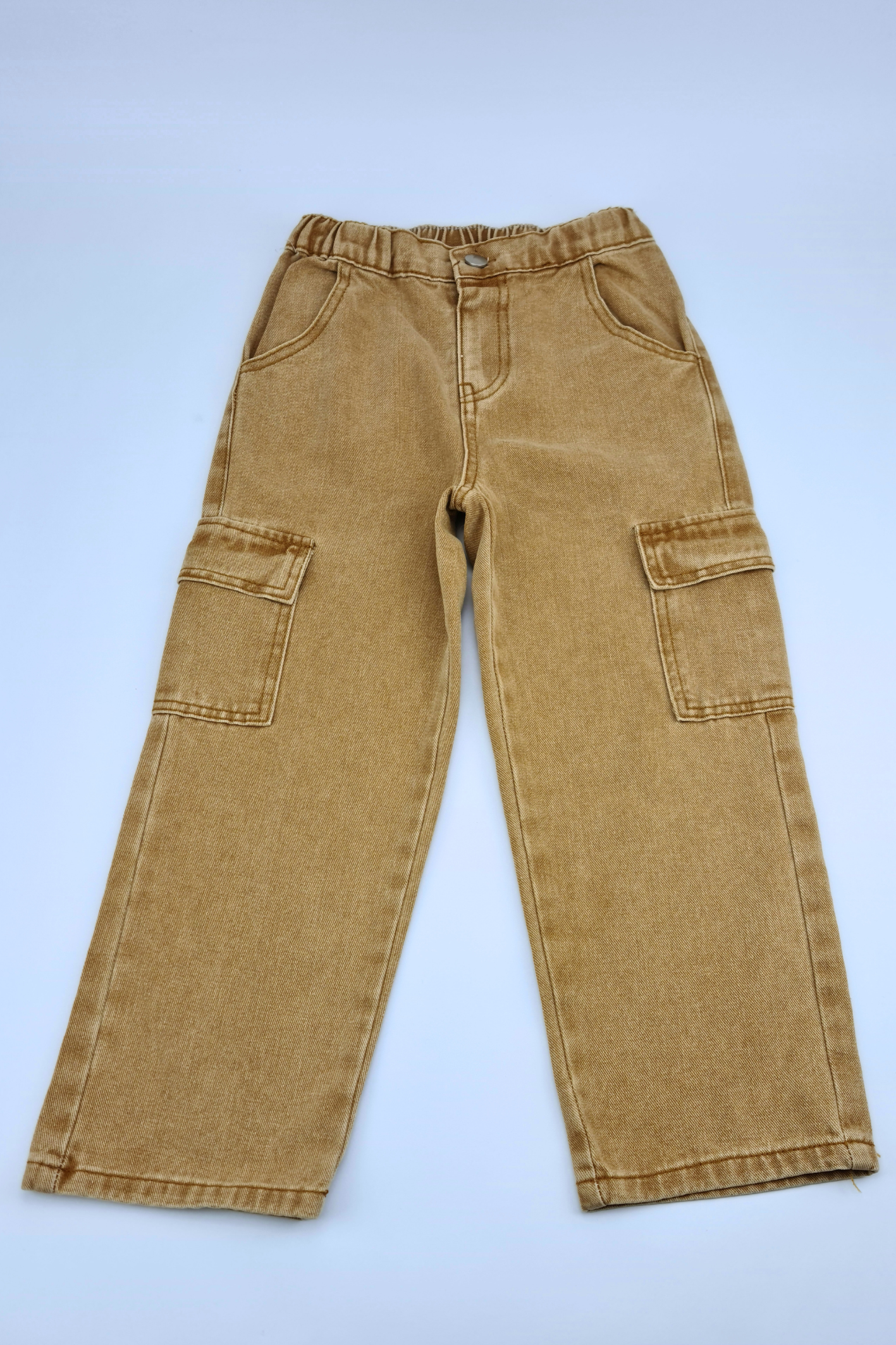 7y Khaki Chillin Cargo Trousers