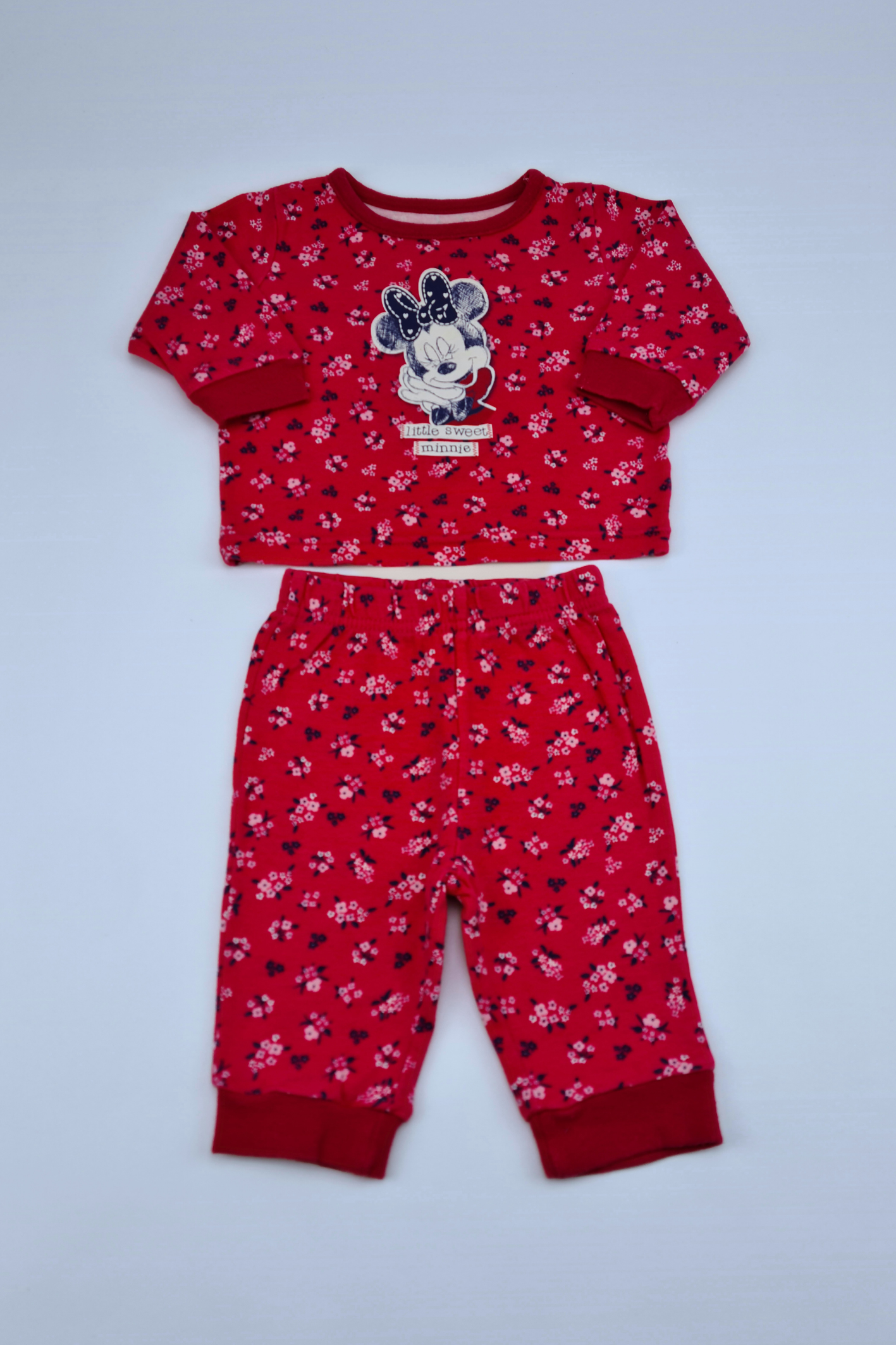 0-3m Little Sweet Minnie Pyjamas