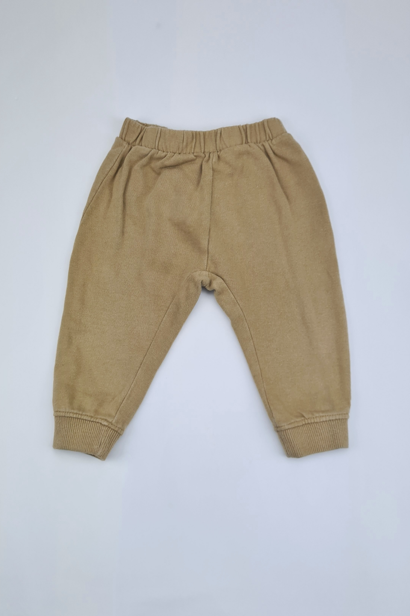 9-12m - Beige Joggers (H&M)