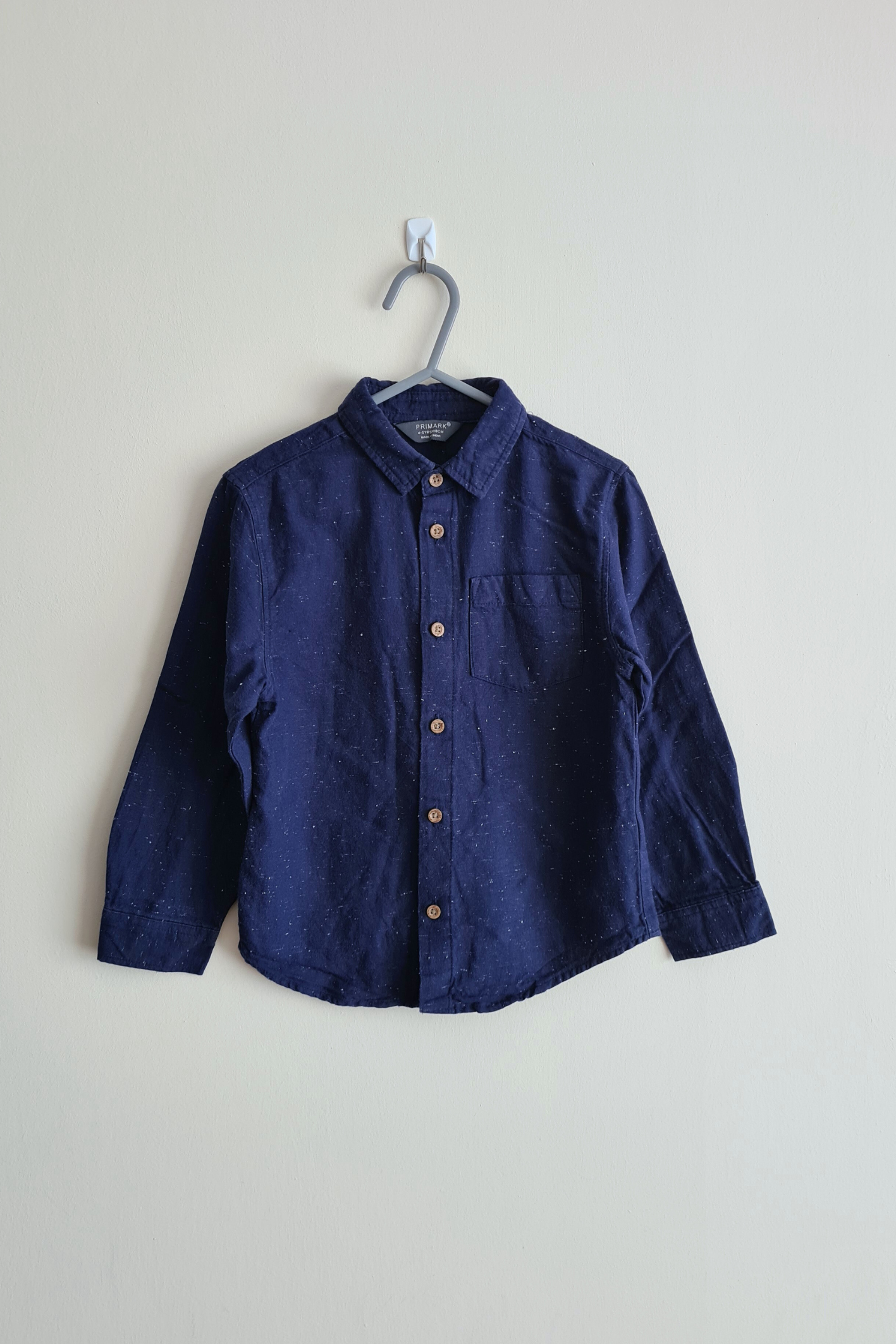 4-5y - Blue Cotton Shirt (Primark)