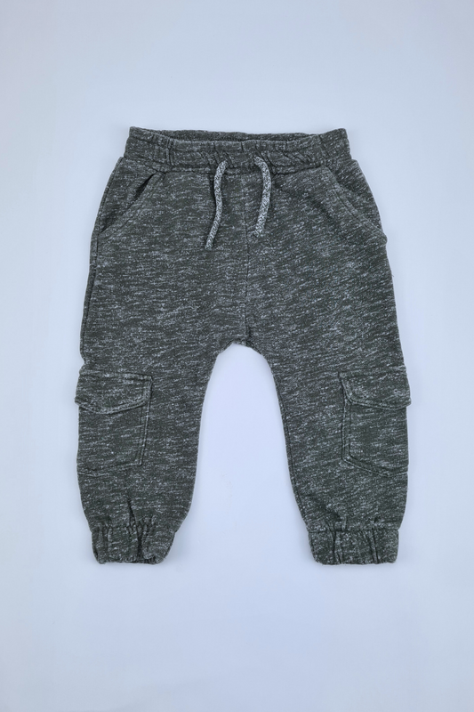 9-12m - Green Speckled Joggers (Nutmeg)