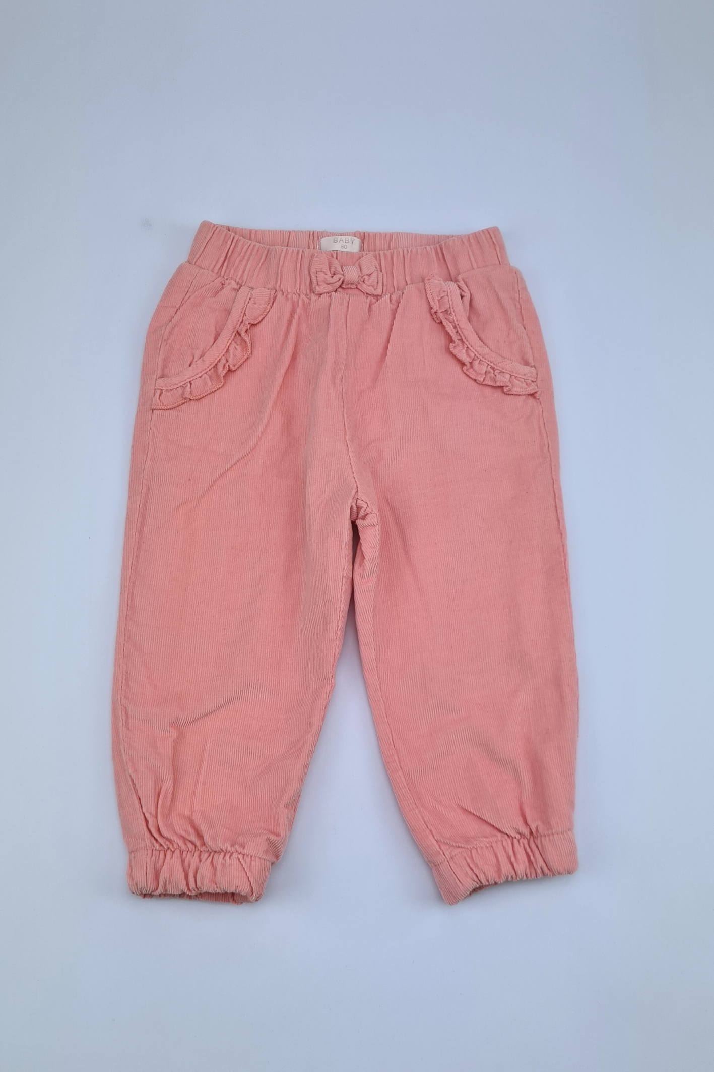 9-12m Pink Corduroy Pants