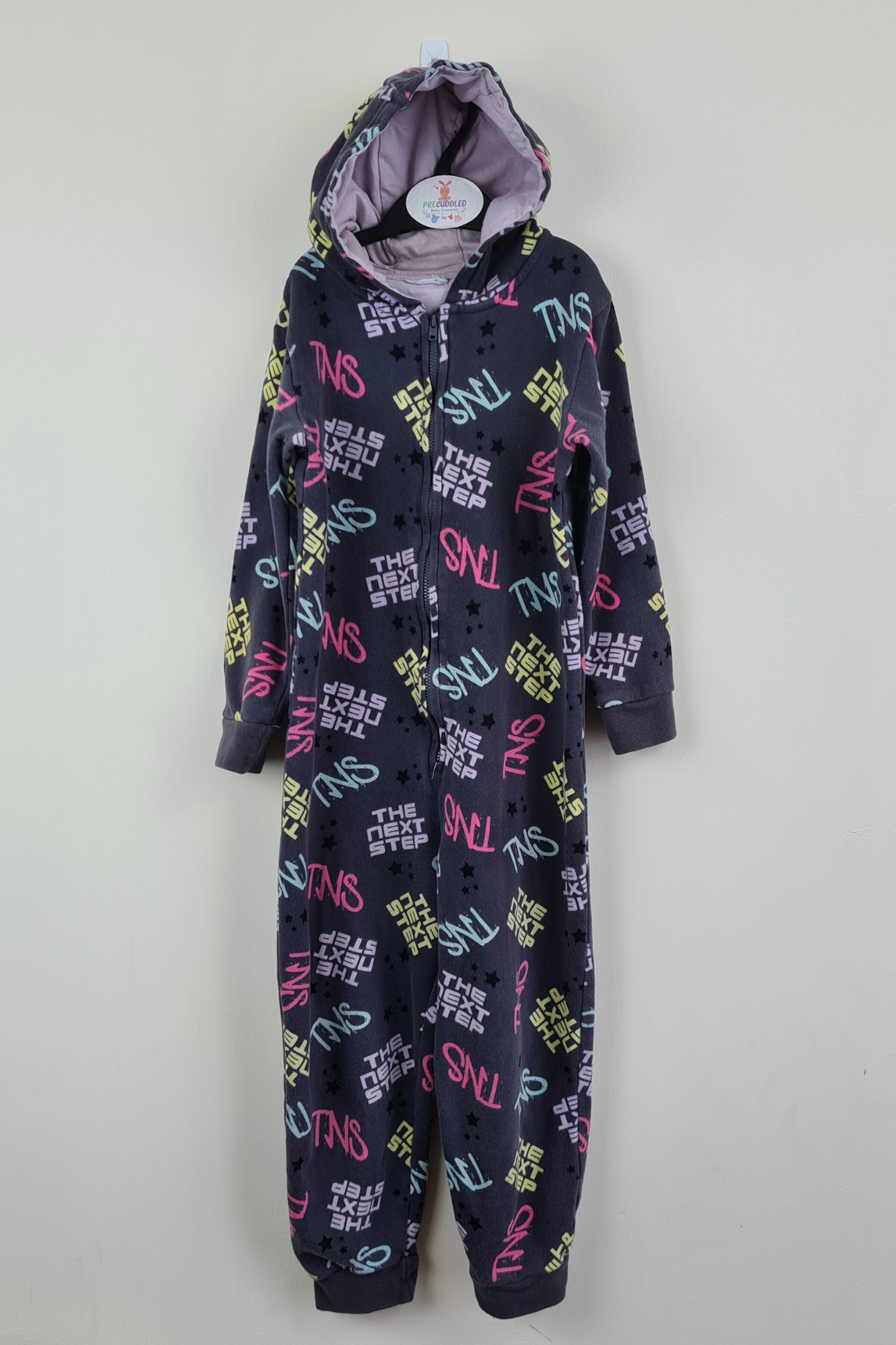 6-7y - The Next Step Charcoal Onesie (George)