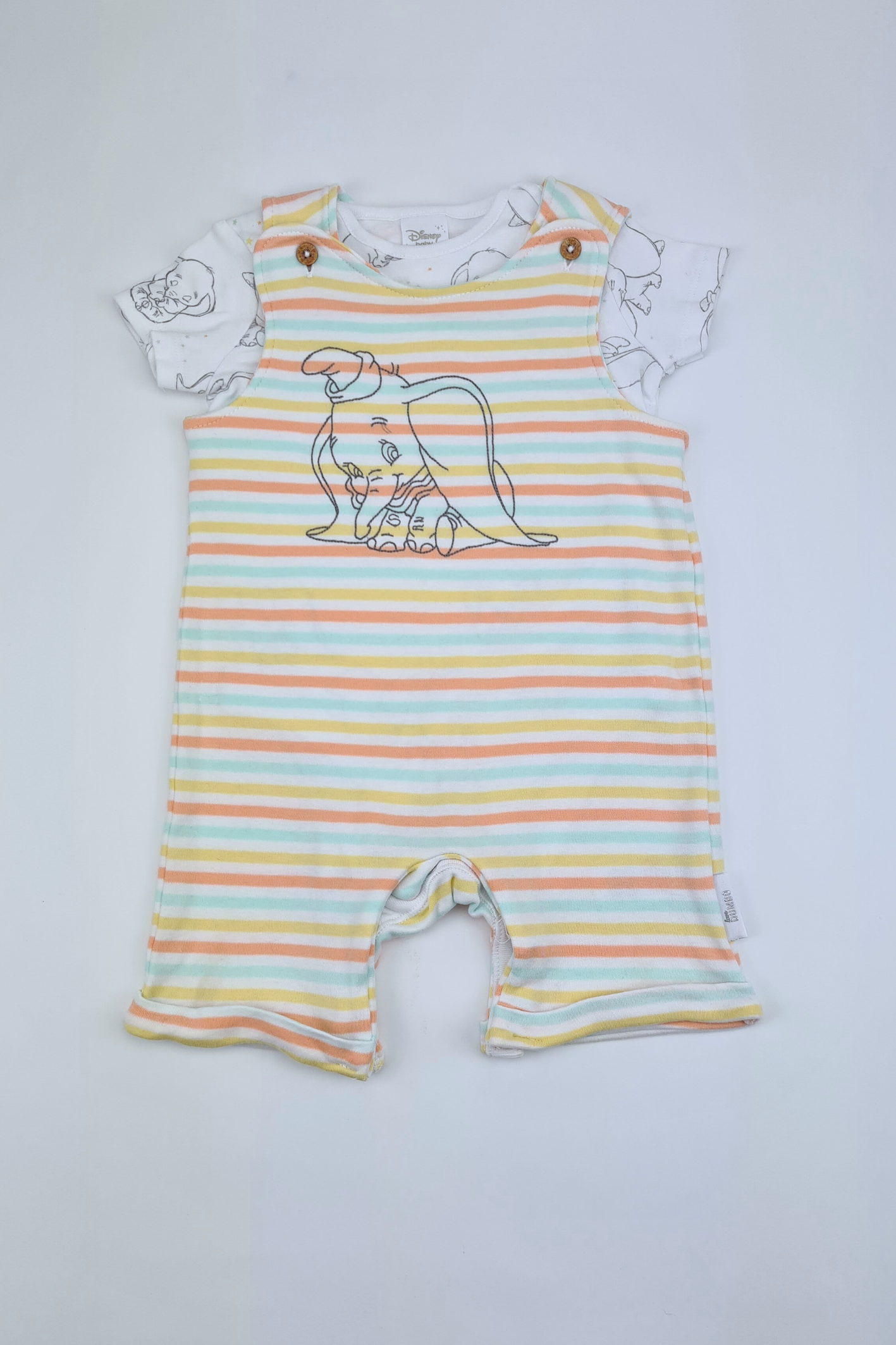 12-18m - Dumbo Romper Outfit (Disney Baby)