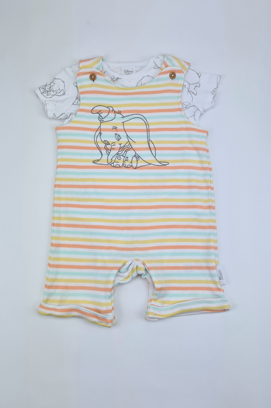 12-18m - Dumbo Romper Outfit  (Disney Baby)