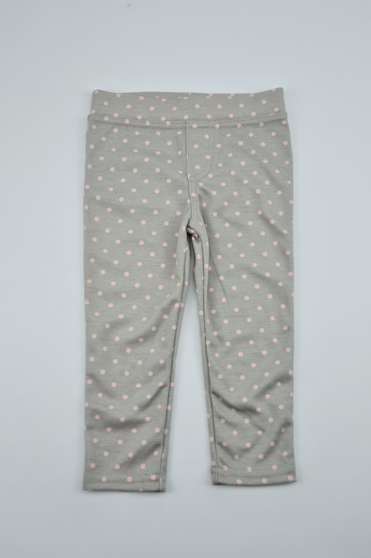 12-18m - Pink Spot All Over Trousers