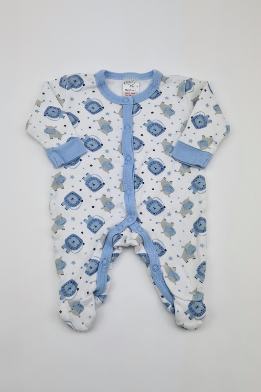 Newborn - Blue Sleepsuit