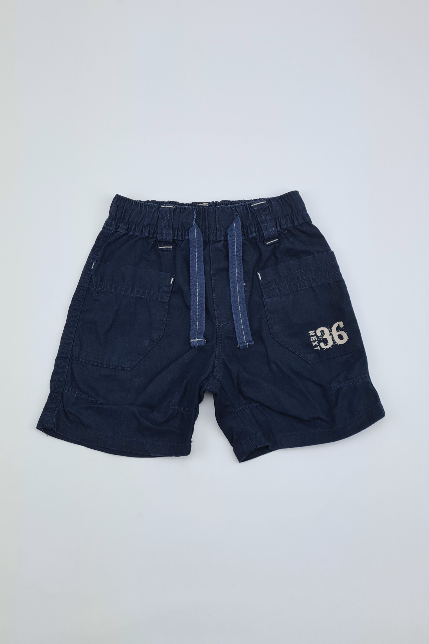 9-12m - Beige Cotton Shorts (Next)