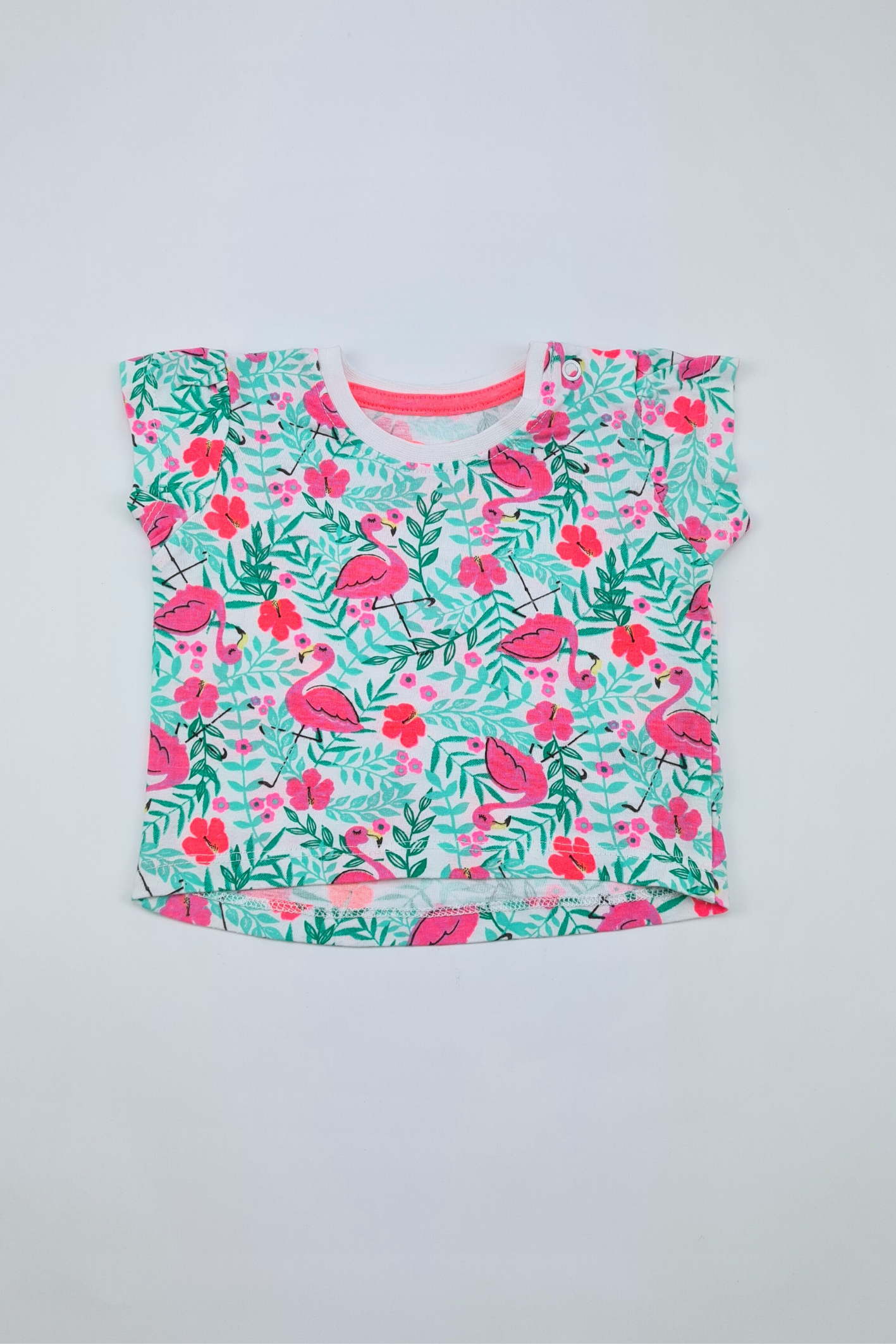 0-3m - Haut d'été Flamingo (Primark)