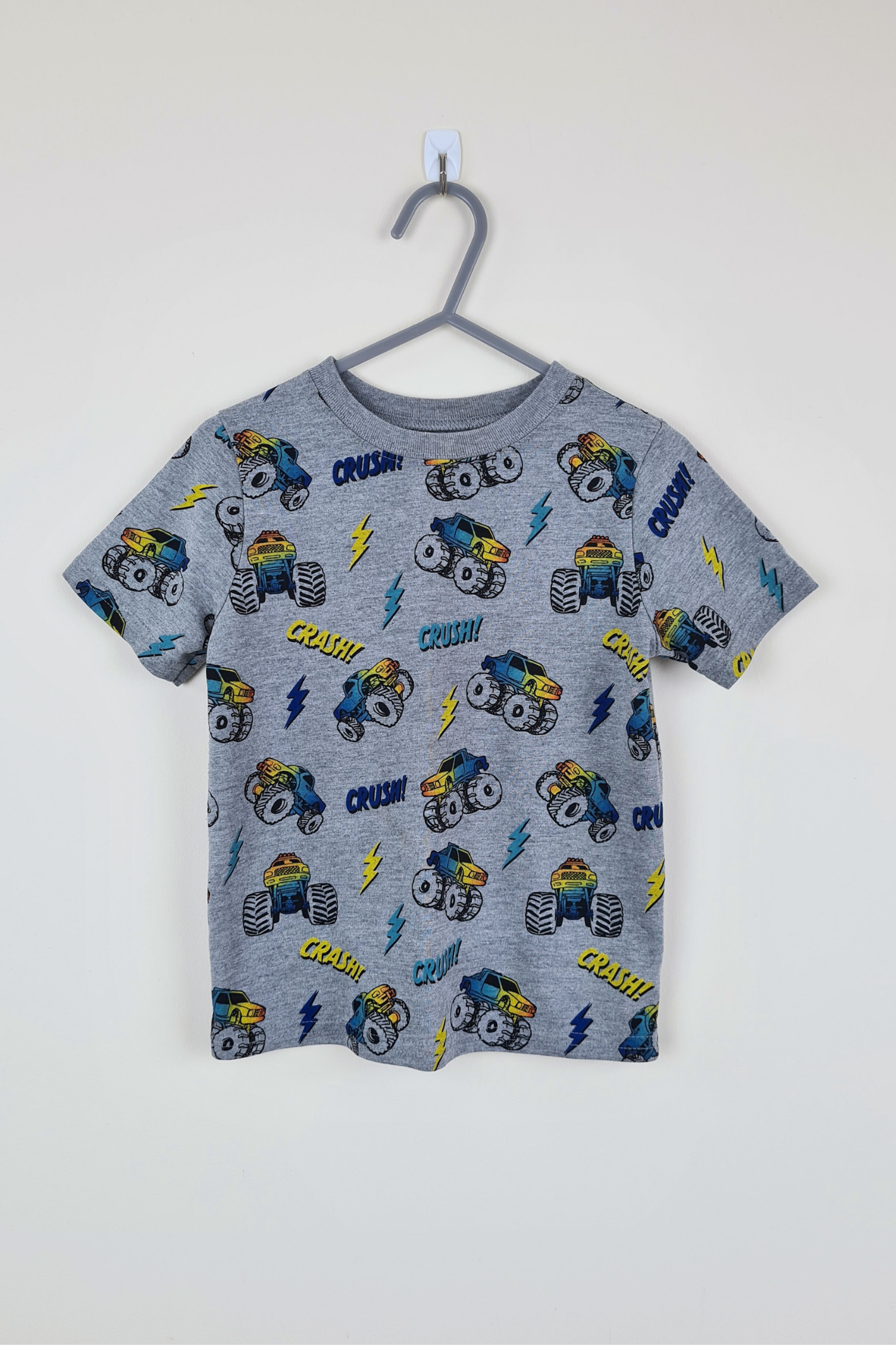 3 ans - T-shirt gris à manches courtes (Garanimals)