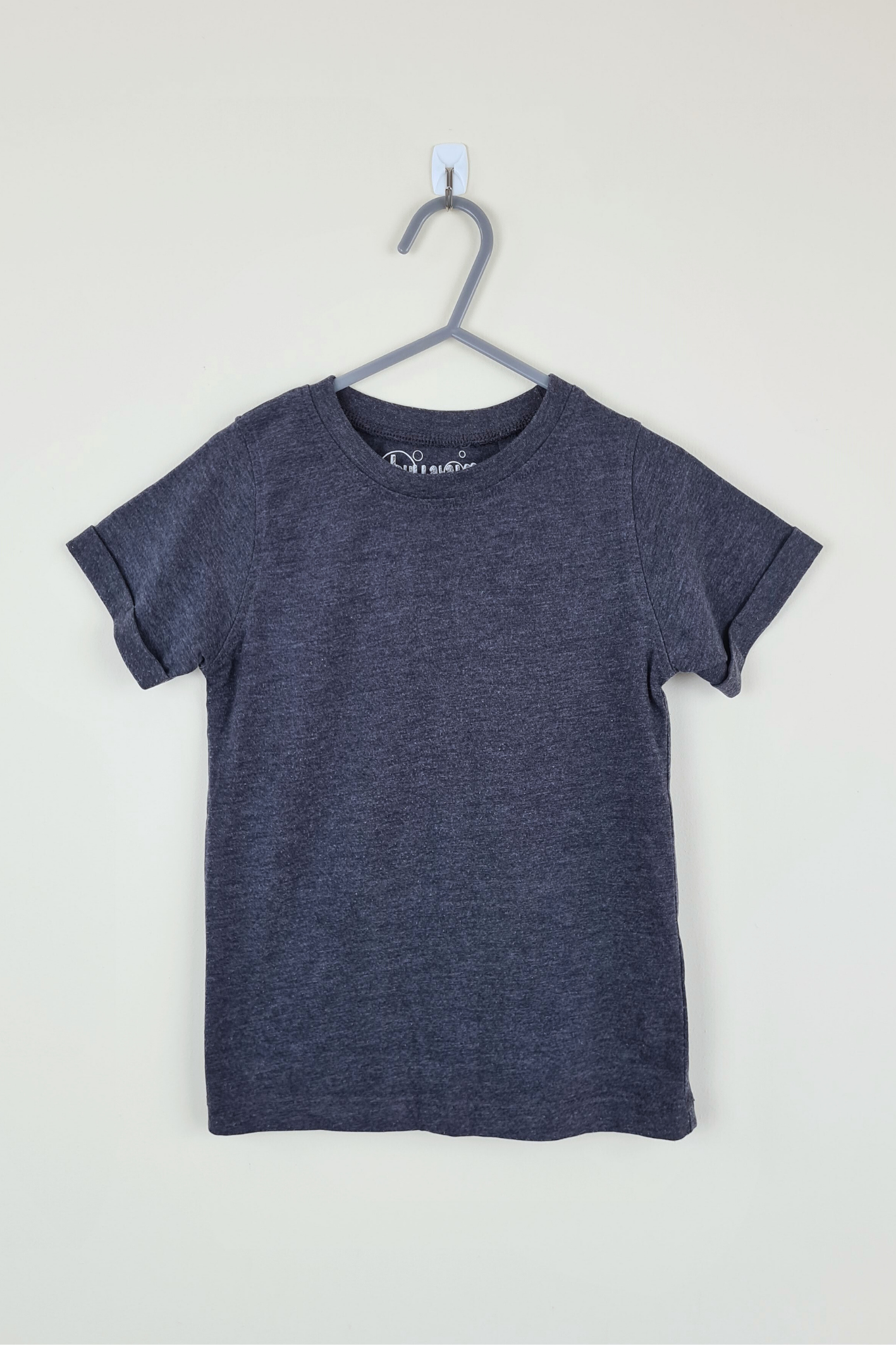 5-6 ans - T-shirt basique bleu (Hullabaloo)