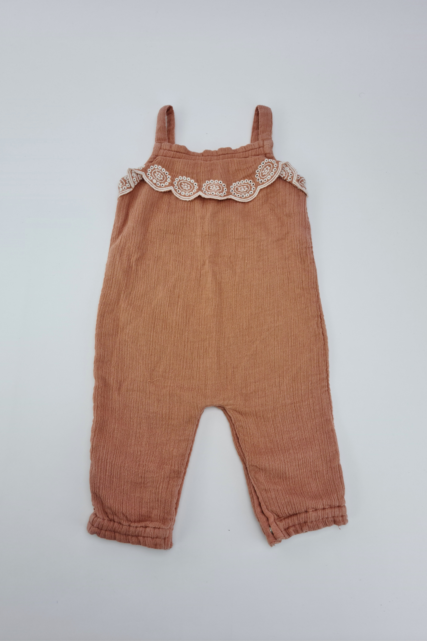 3-6m - Brown Playsuit (F&F)