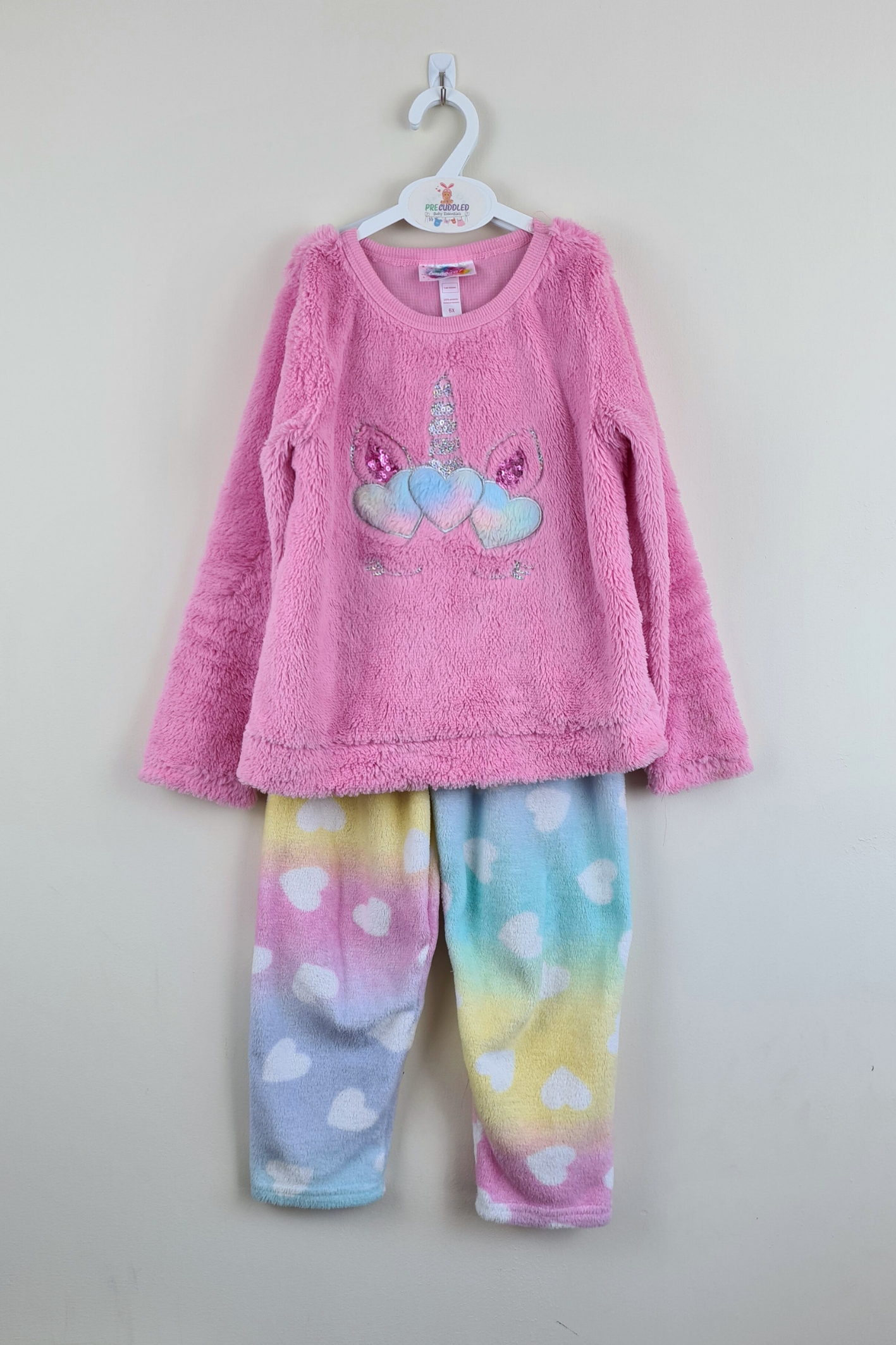 Unicorn fleece online pyjamas