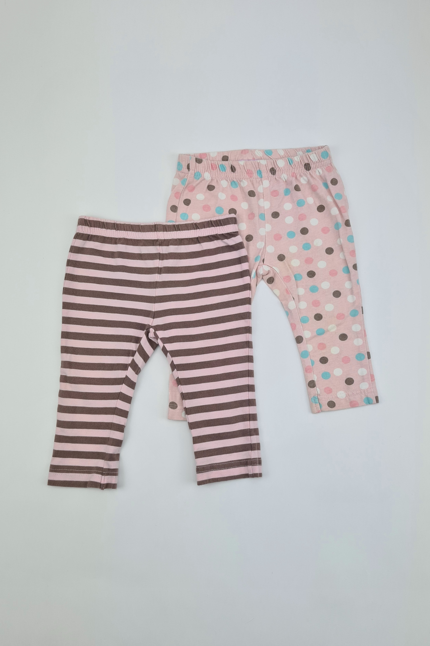 3–6 m – Hosenpaket in Rosa und Grau