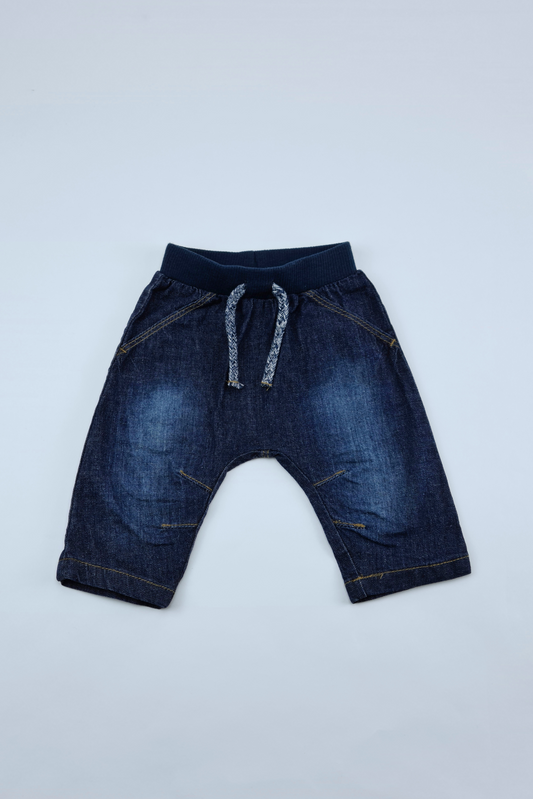 Newborn - 9lbs 4.1kg  Blue Denim Jeans (George)