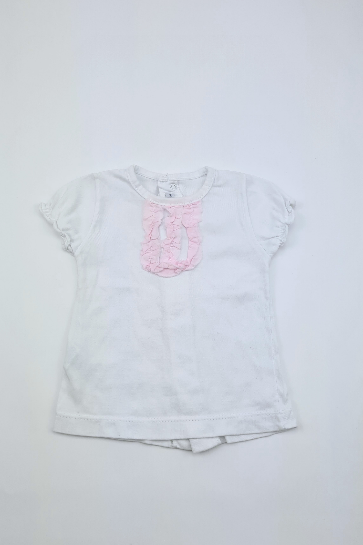 0-3m - White And Pink Top (Calamaro)