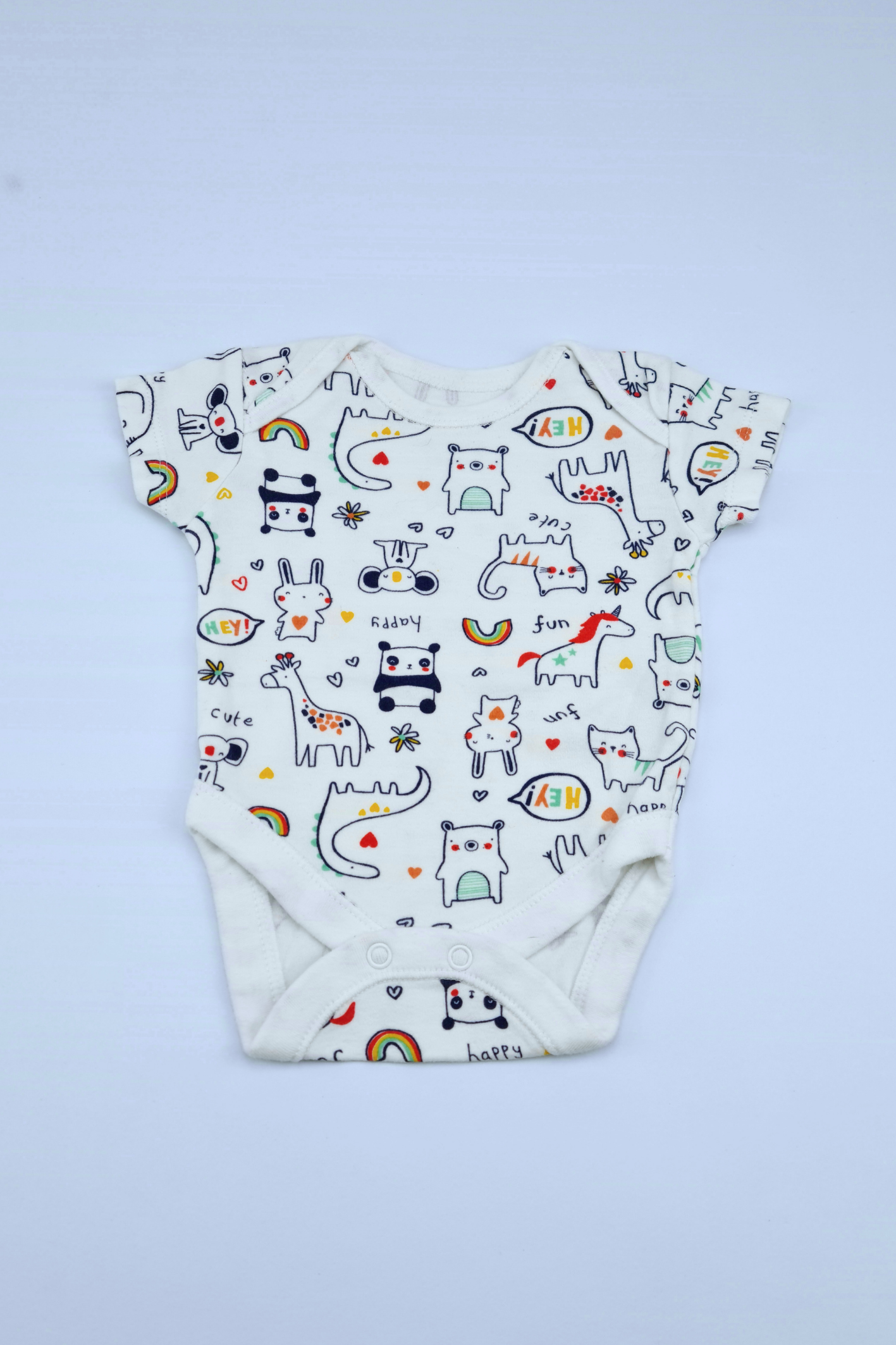 0-3m Happy Farm Bodysuit