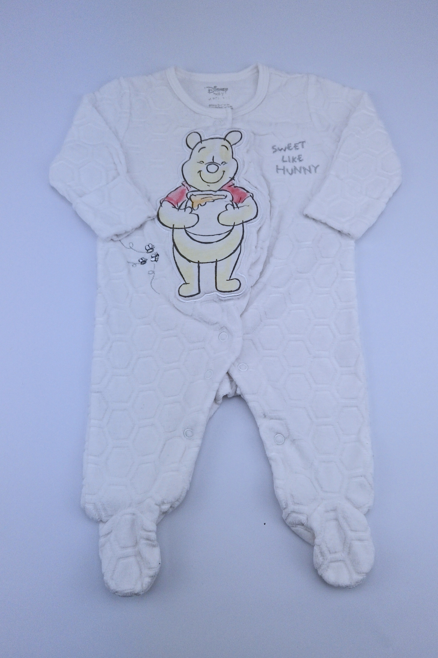 0-3m 'Sweet Like Hunny' Babygrow