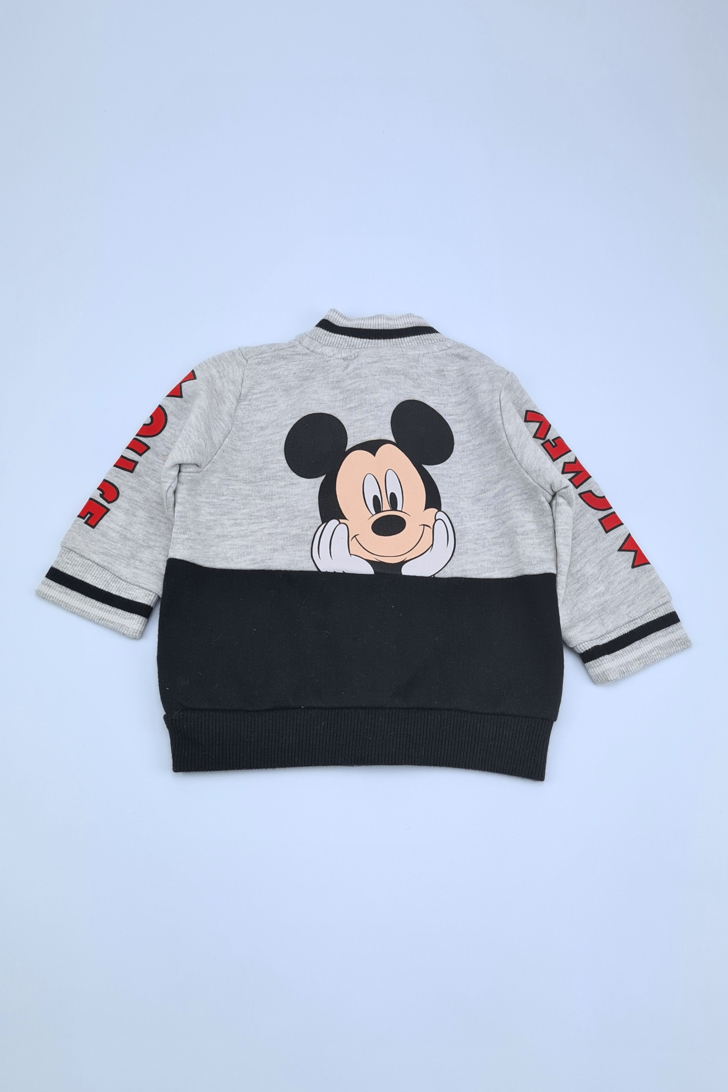 0-3m Mickey Mouse Zip Up Hoodie