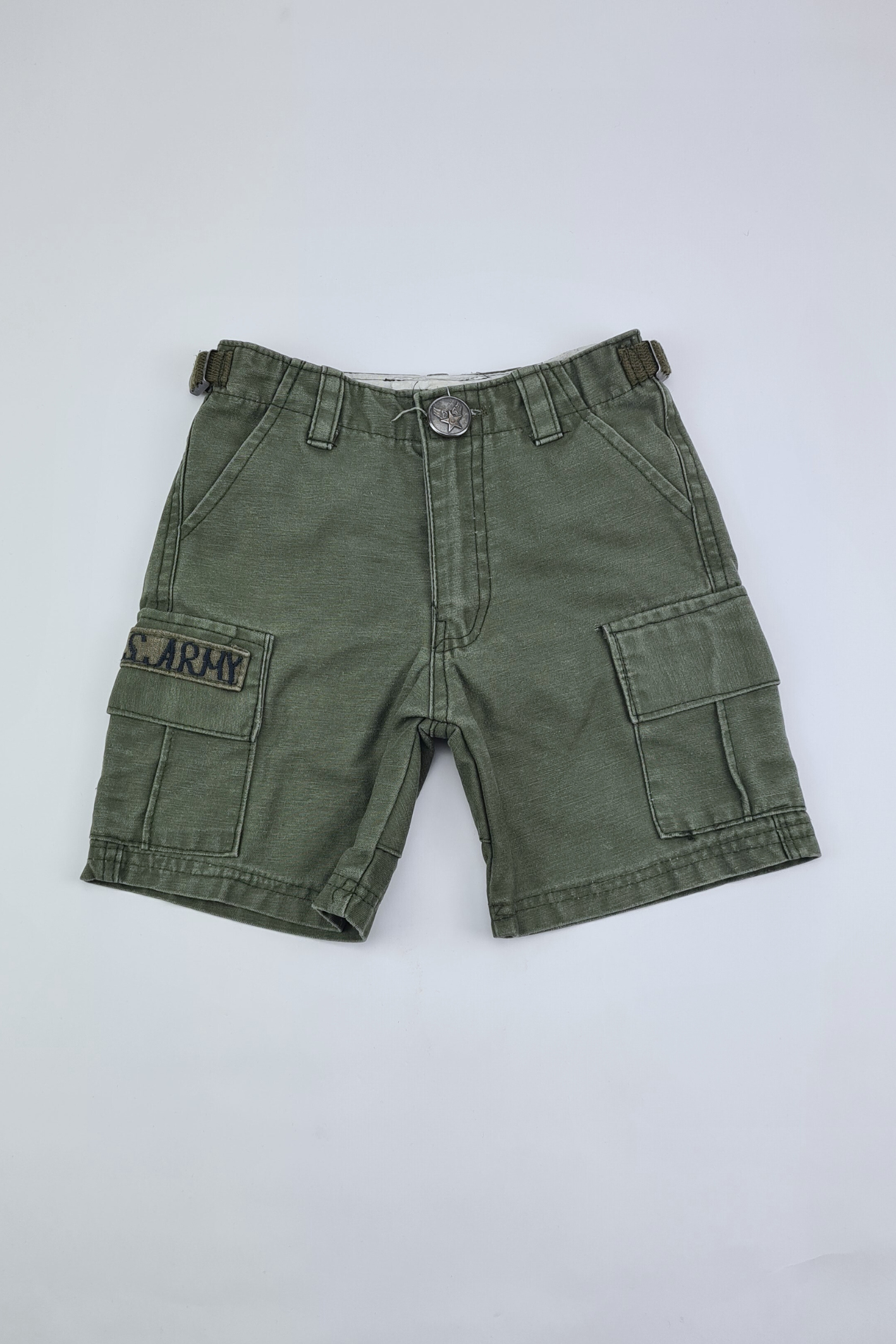 3y - Jungle Green Cargo Shorts