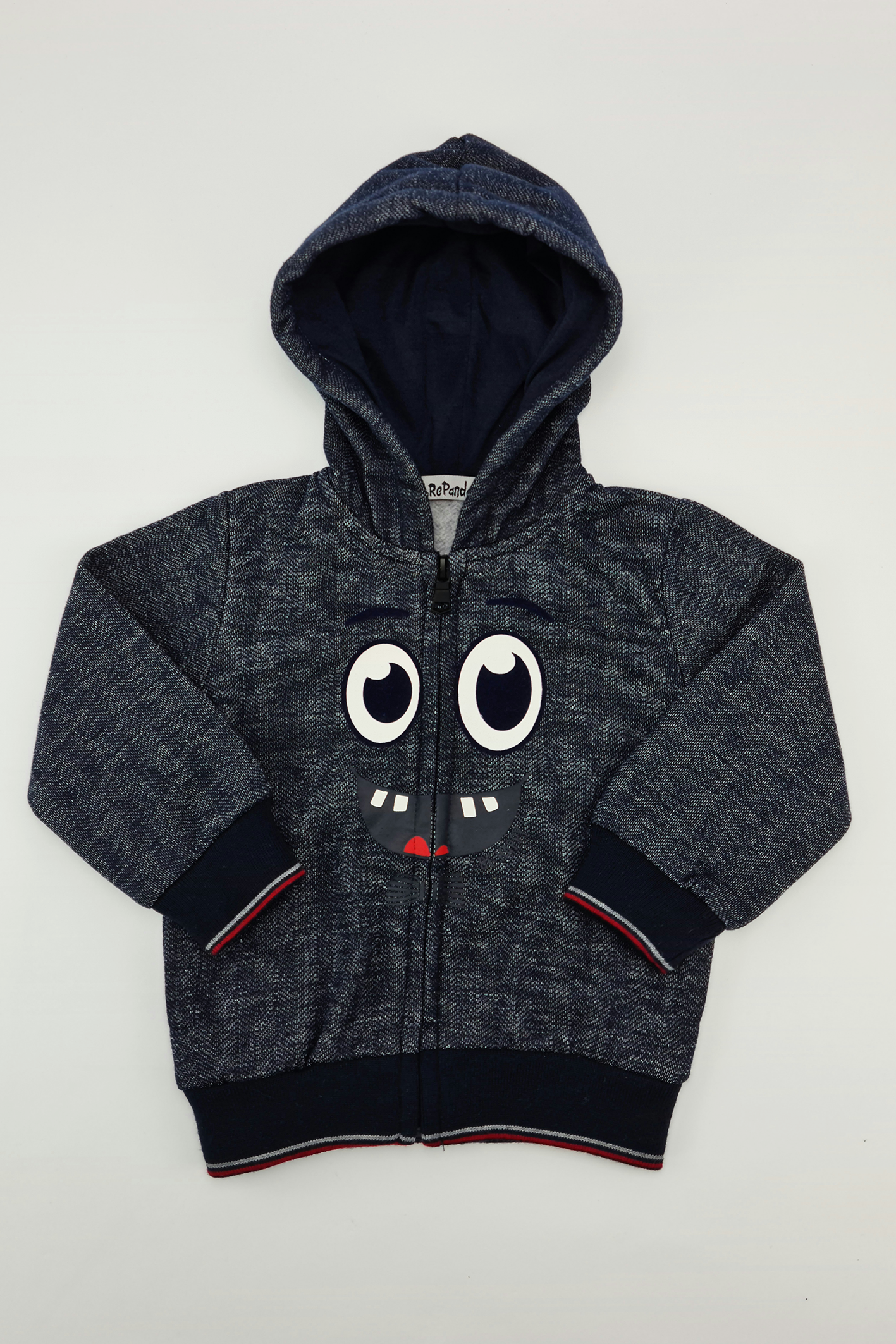 12–18 Monate – Marineblauer Kapuzenpullover