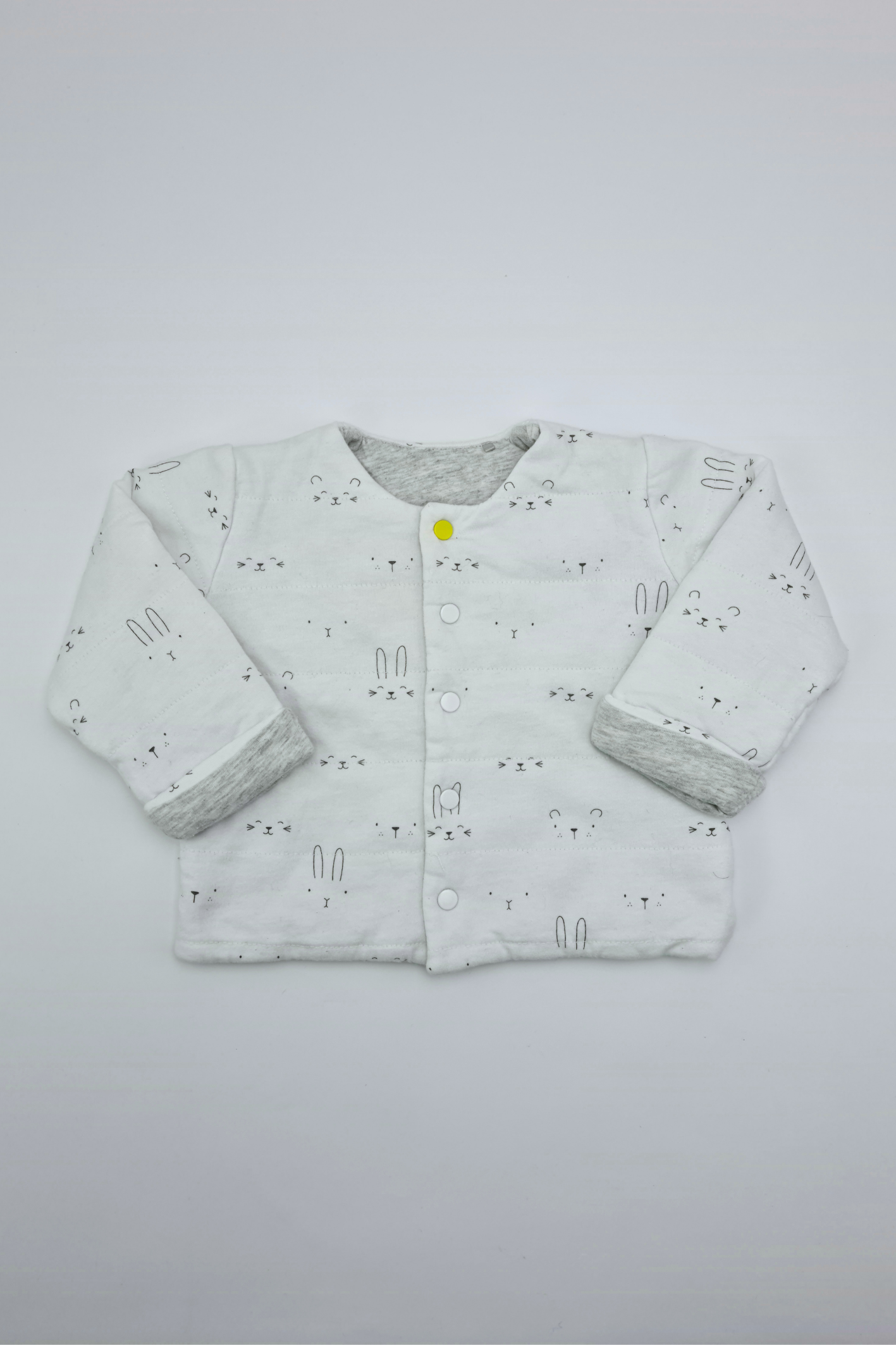 6-9m - White Bunny Coat (Mothercare)