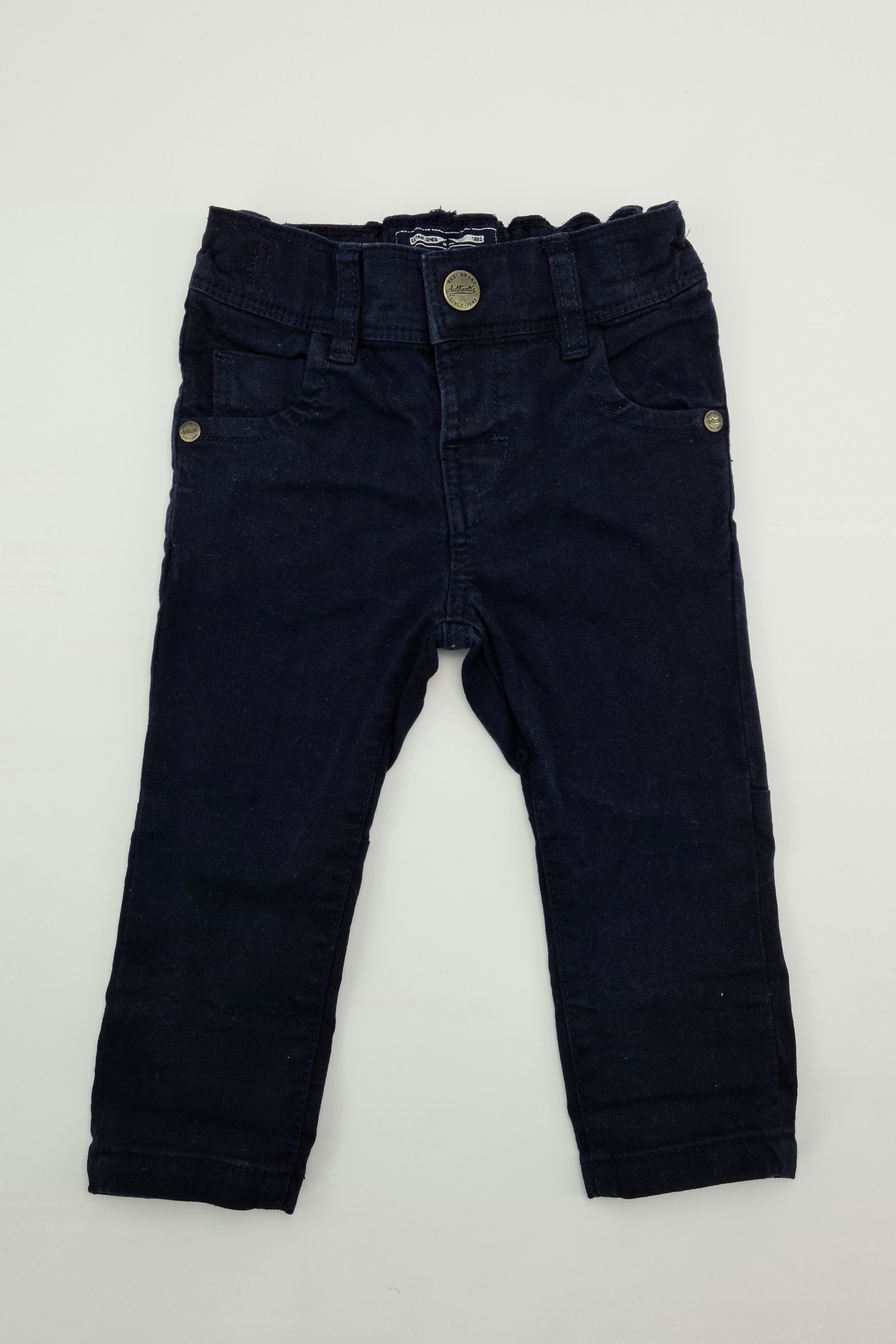 3-6m - Dark Blue Chinos (Next)