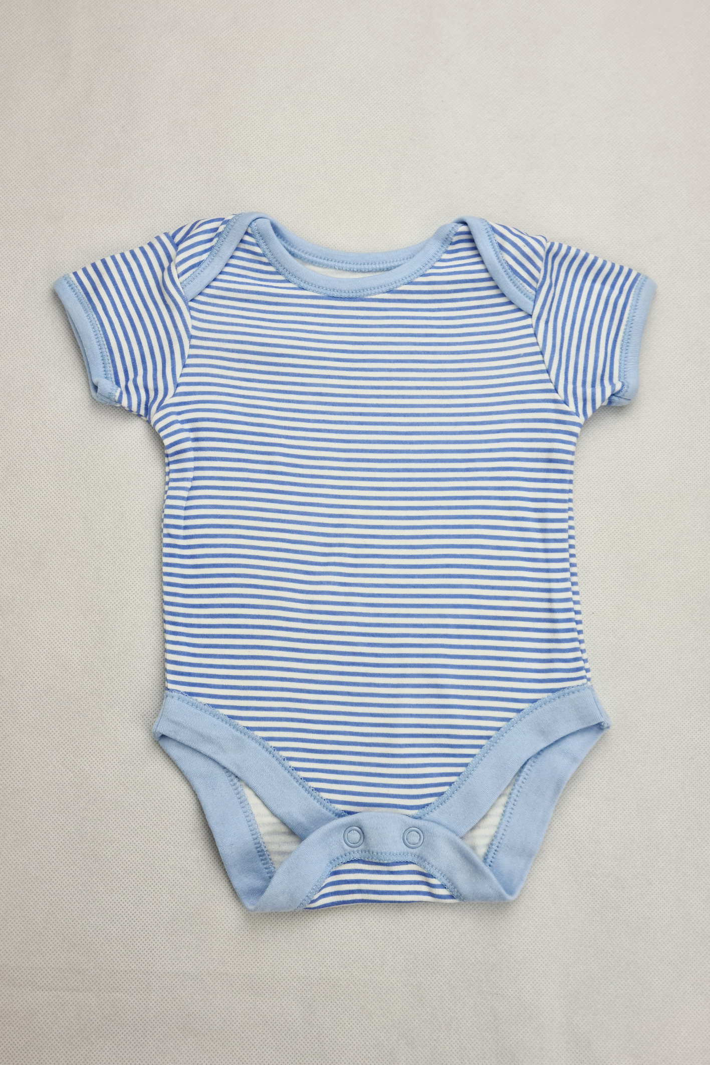 0-3m - Body rayé (George). 100% Coton.