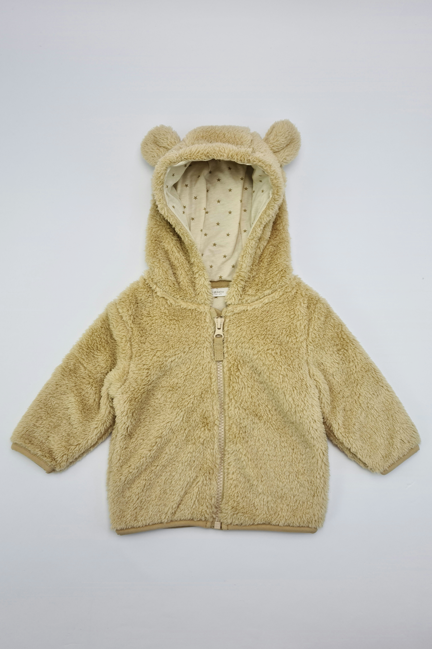 3-6 mois - Veste ourson douillette en polaire à capuche (Suivant)