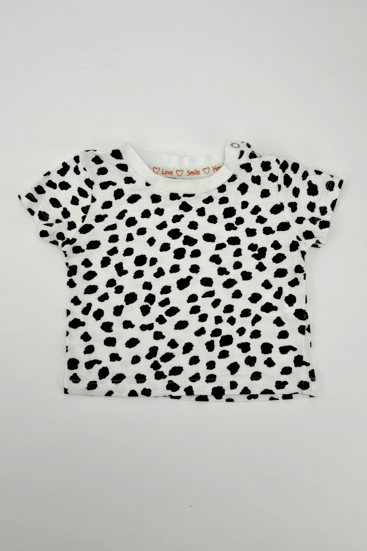3-6 mois - T-shirt imprimé à pois