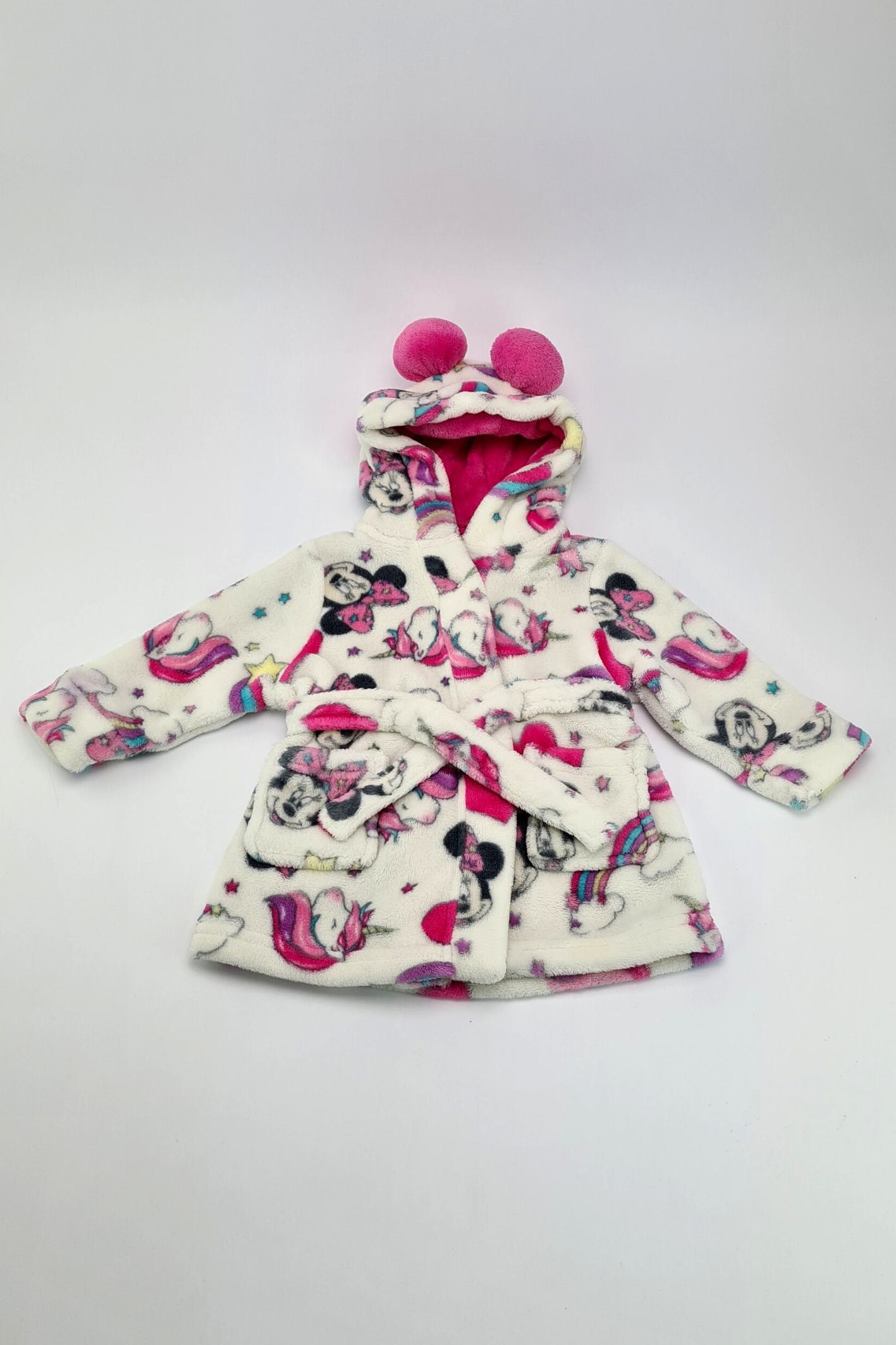 3 6m Fleece Minnie Mouse Dressing Gown