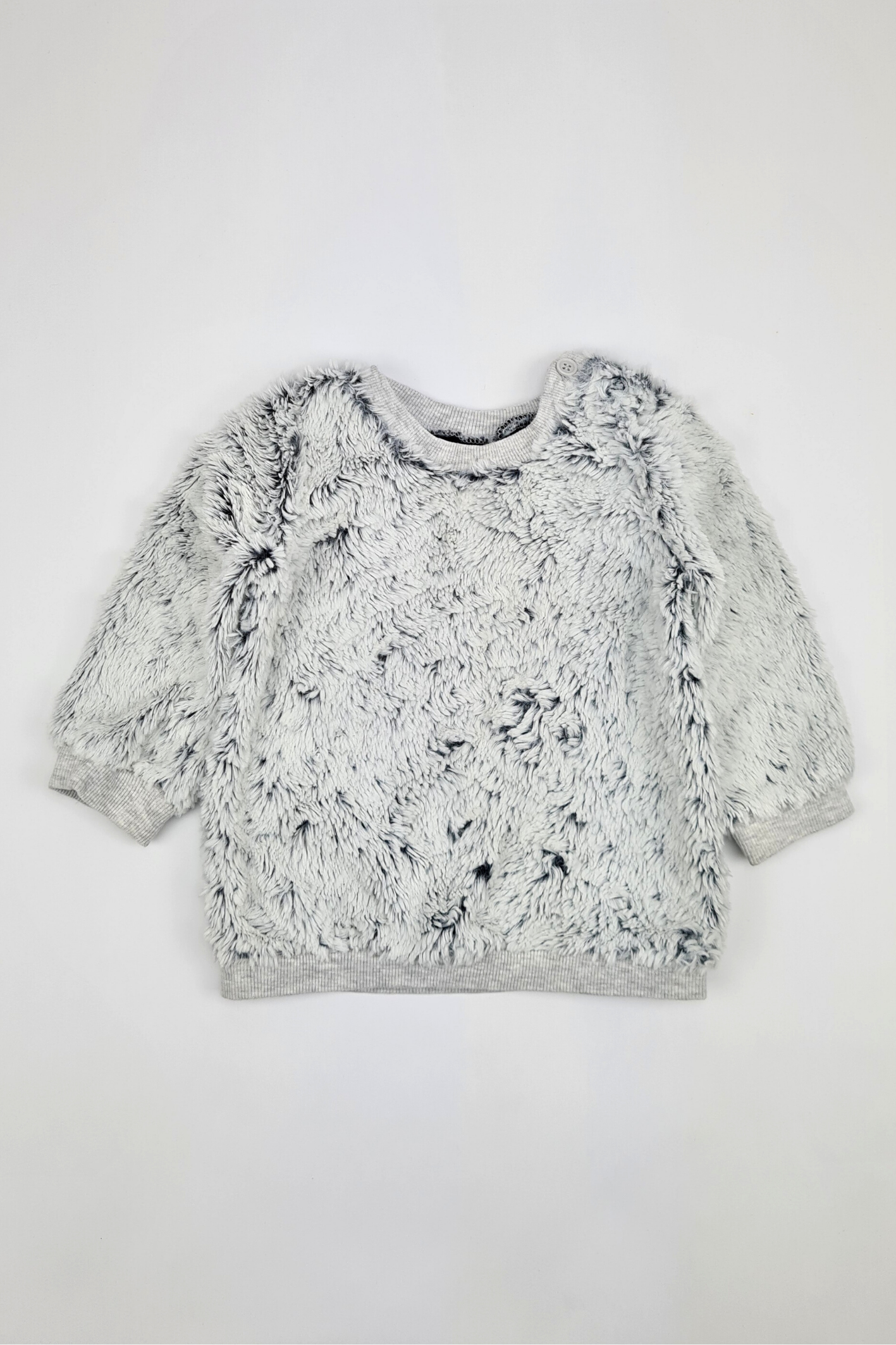 6-9 mois - Pull douillet en fausse fourrure (Matalan)