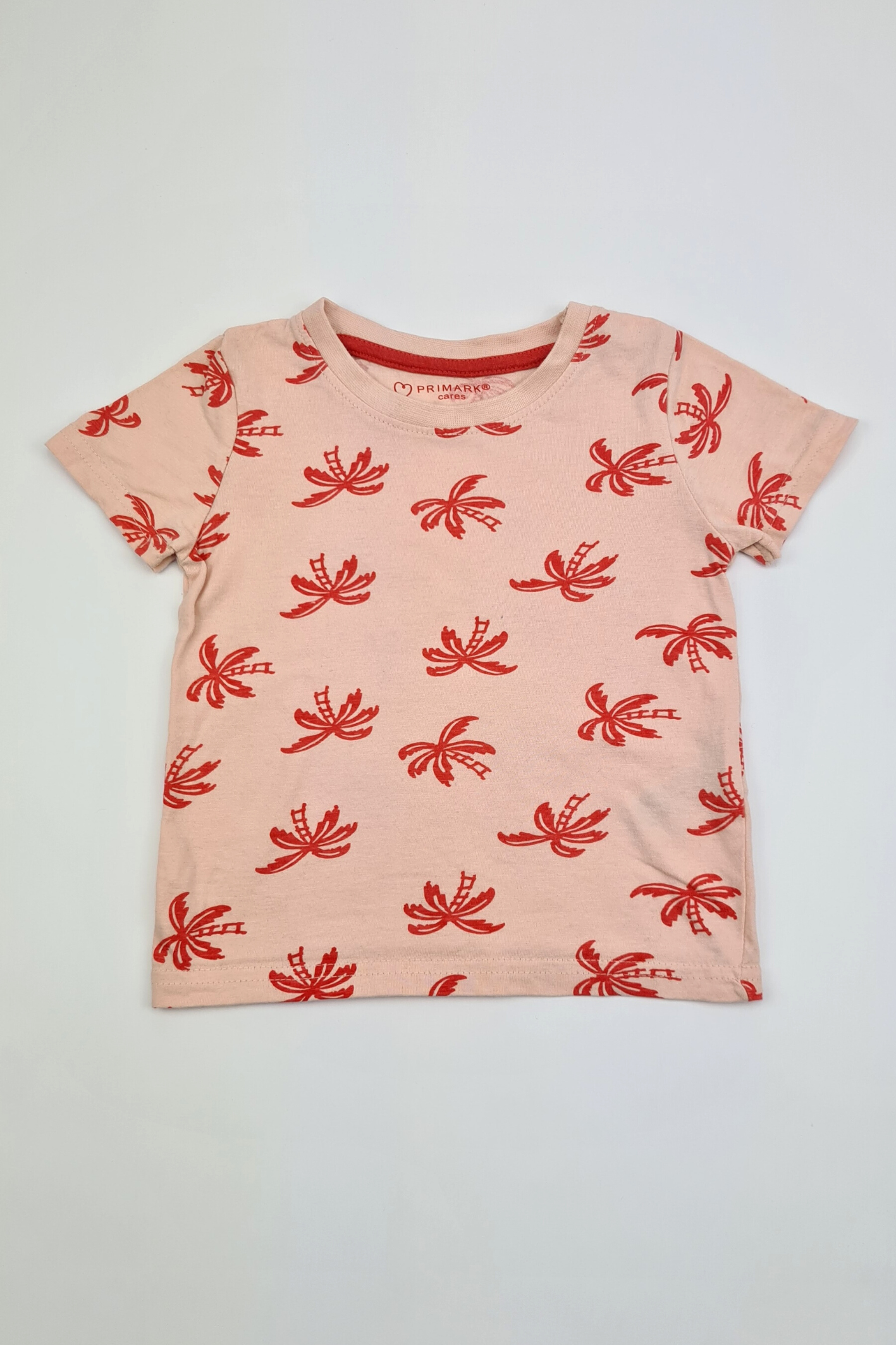 12-18m - 100% Cotton Palm Tree Print T-shirt (Primark)