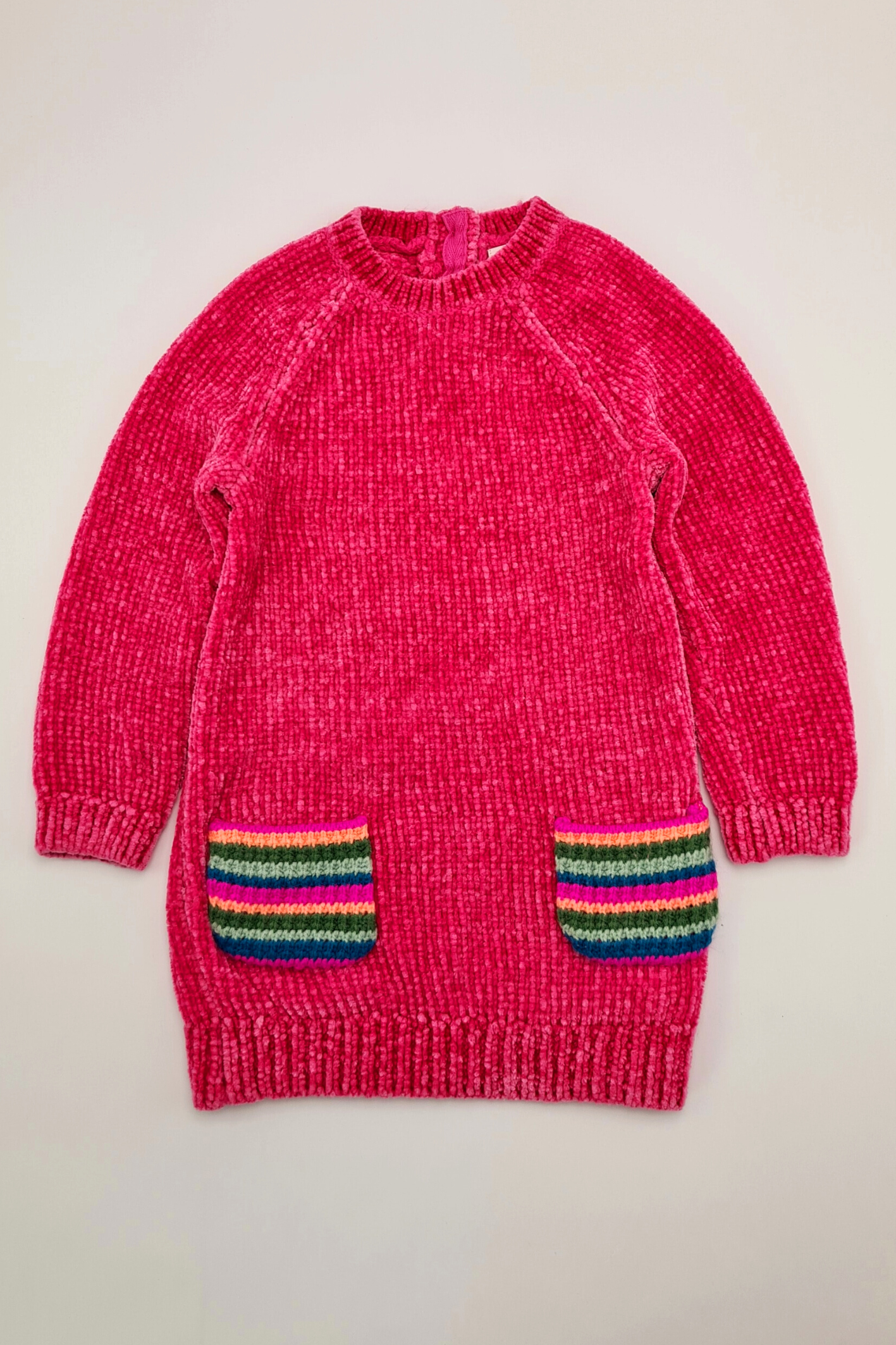 18-24 mois - Robe pull rose tendre (Suivant)