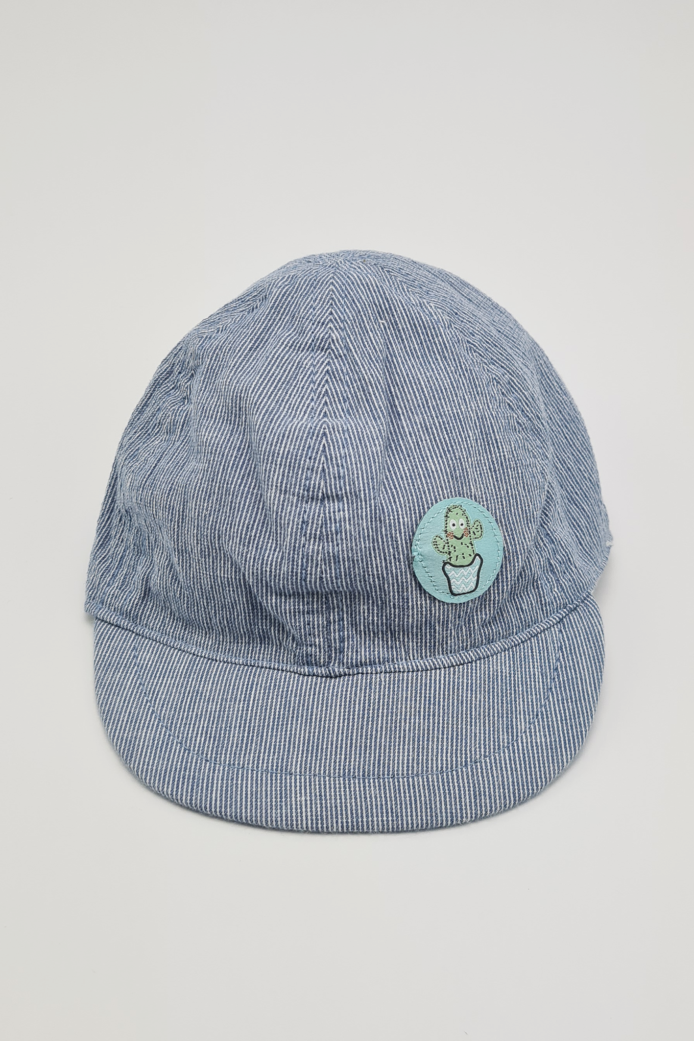 0-6m - Pinstriped Cap - Precuddled.com